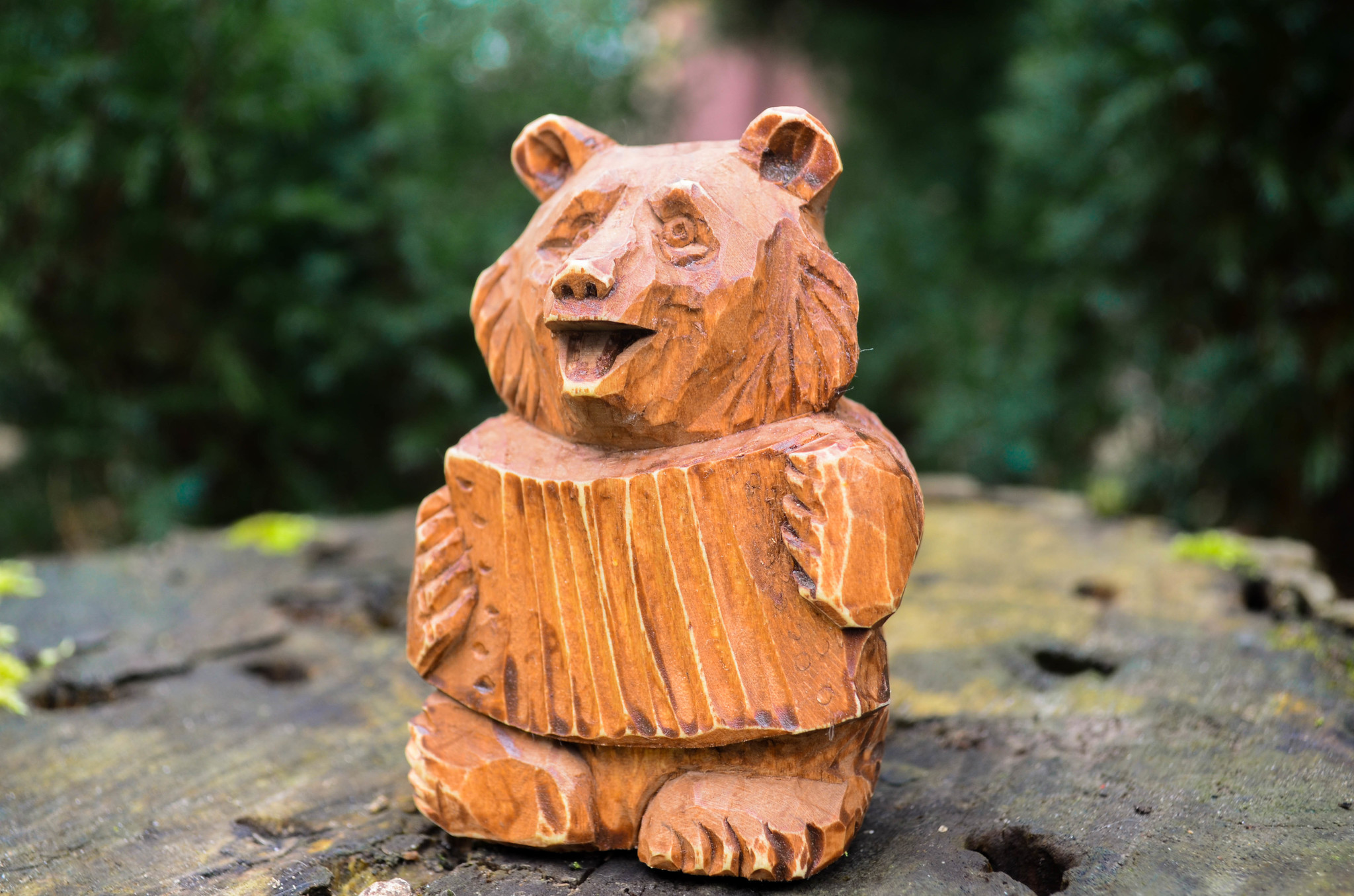 bear - My, Wood carving, Handmade, The Bears