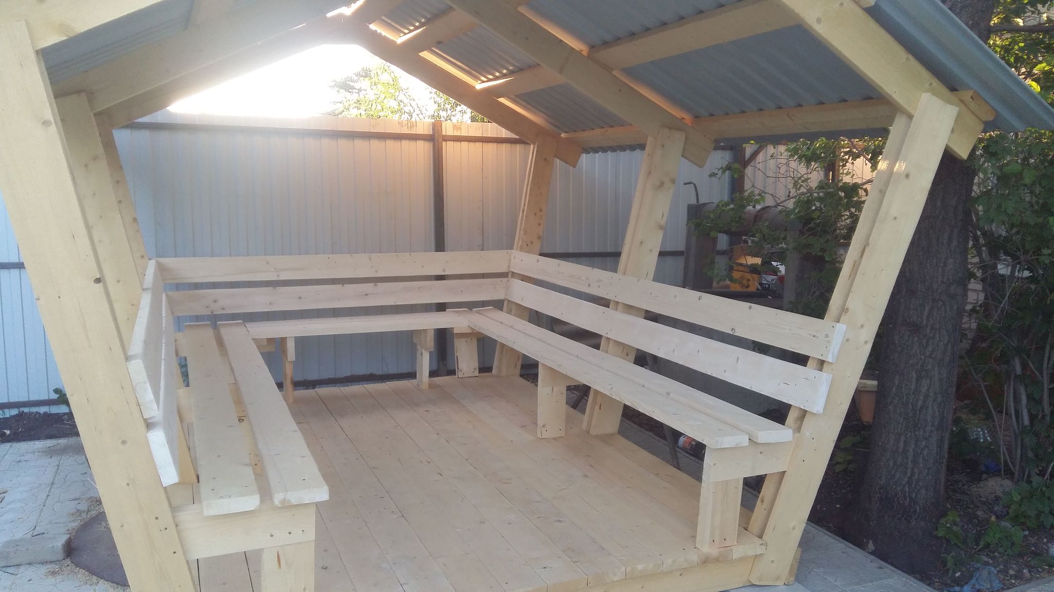 DIY gazebo (part 1) - My, Alcove, With your own hands, Carpentry, Longpost