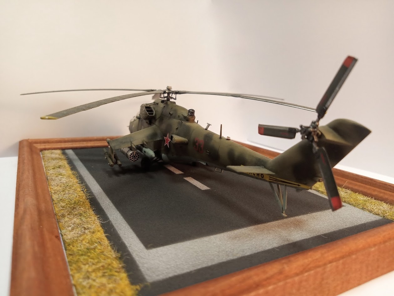 MI-24 Zvezda 1/72 art.7293 - My, Modeling, Helicopter, Prefabricated model, Hobby, Longpost, Mi-24