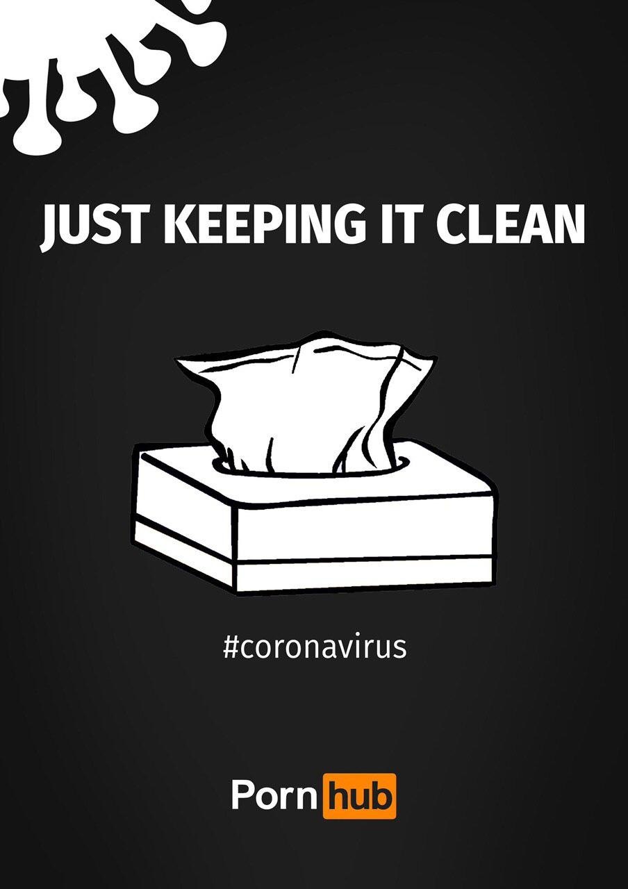 Pornhub had fun! Handsome! - My, Pornhub, Fun, Coronavirus, Advertising, Creative advertising, Marketing, The gods of marketing, Cool, Longpost