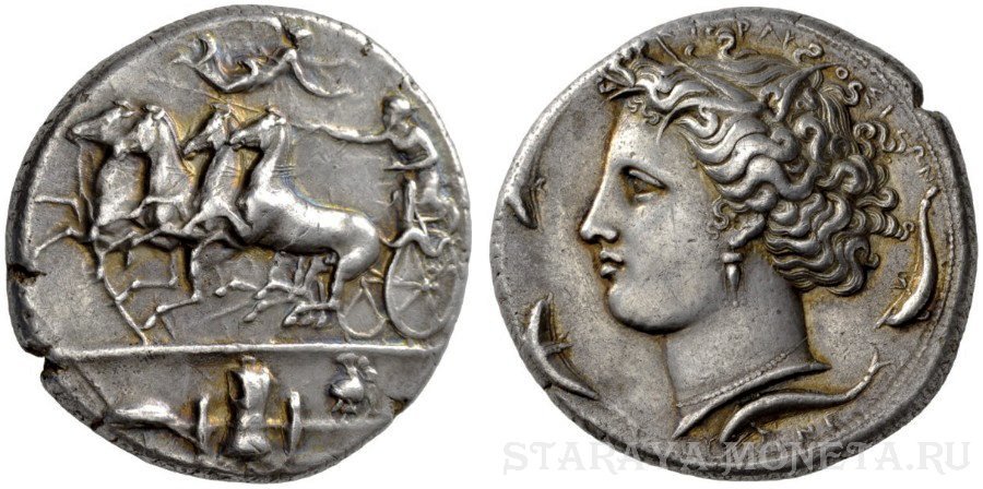 A beautiful image on the coins of Antiquity - My, Antiquity, beauty, Coin, Ancient Greece, Girls, Longpost