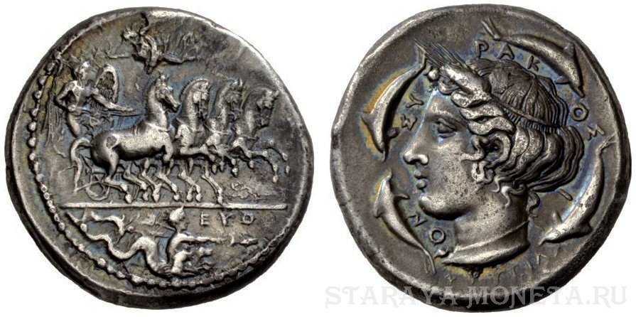 A beautiful image on the coins of Antiquity - My, Antiquity, beauty, Coin, Ancient Greece, Girls, Longpost