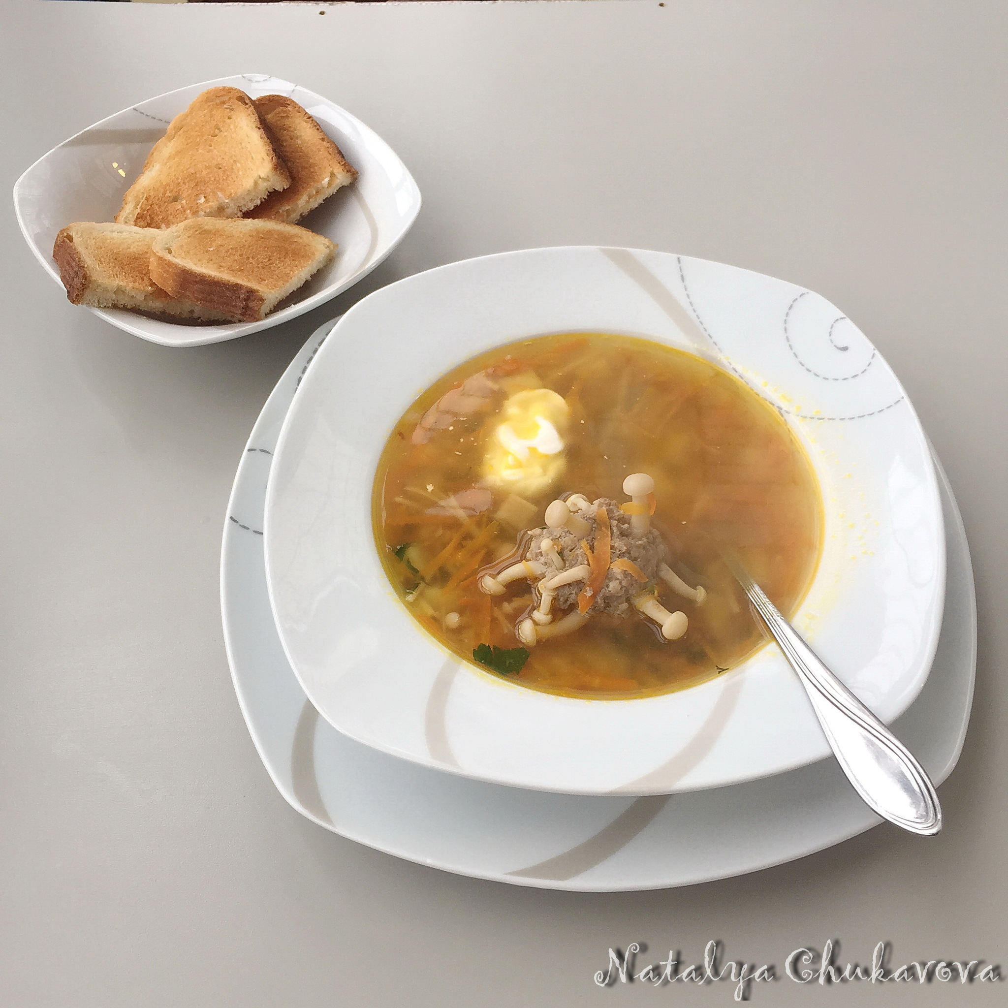 Coronavirus soup - My, Mushrooms, Recipe, Soup, Mushrooms Art, Virus, Coronavirus, Fungi, Longpost