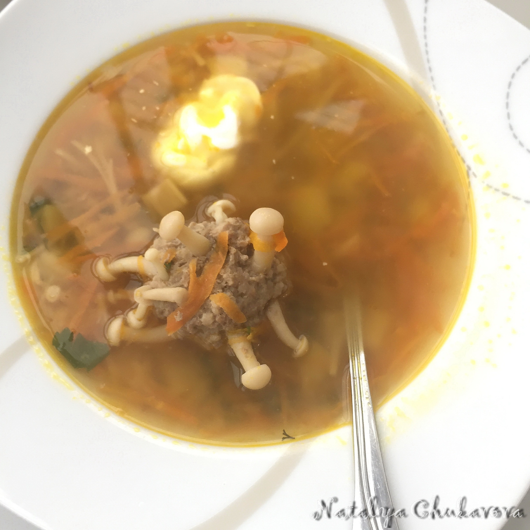 Coronavirus soup - My, Mushrooms, Recipe, Soup, Mushrooms Art, Virus, Coronavirus, Fungi, Longpost