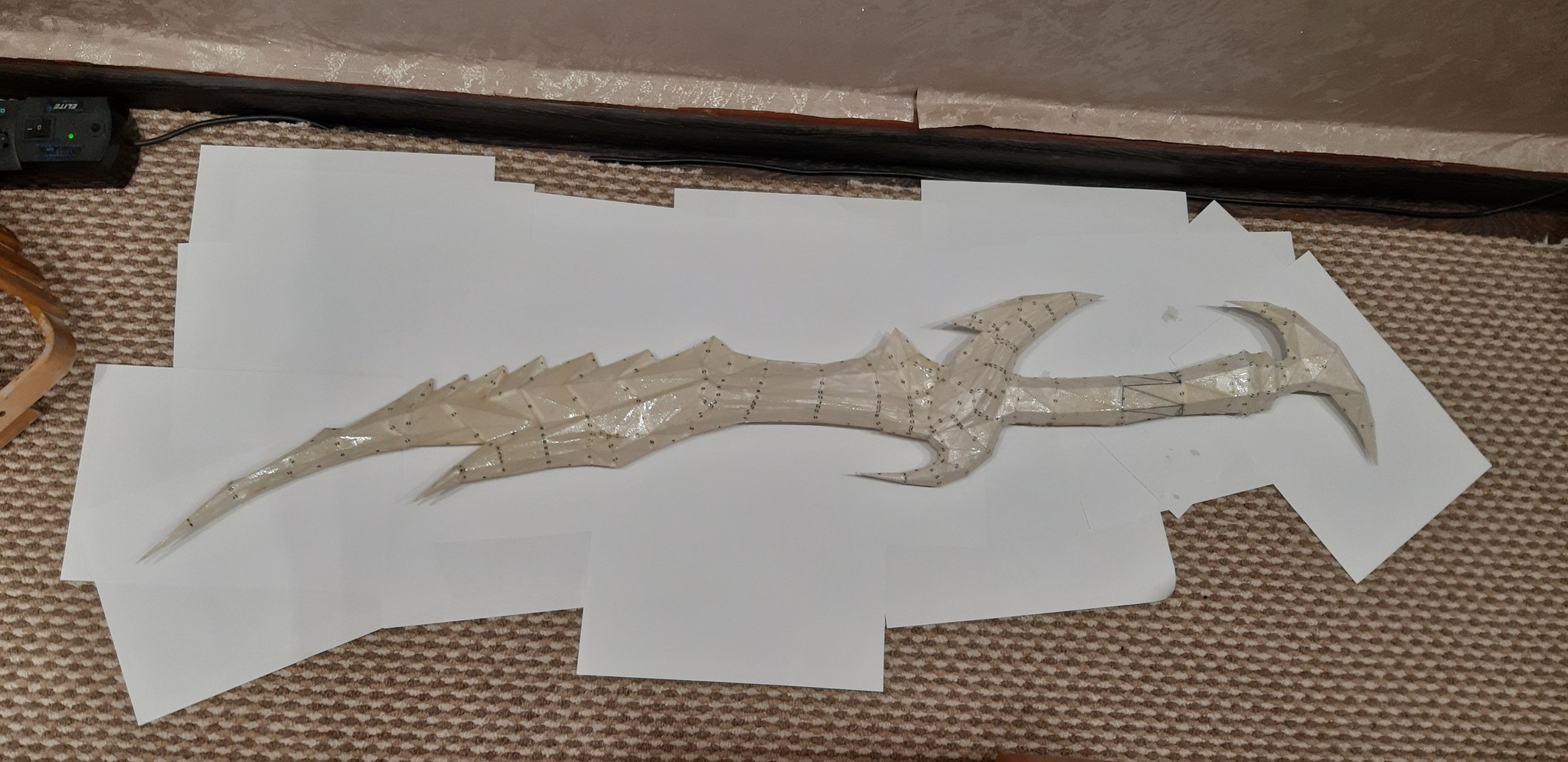 Heeelp me - Моё, The Elder Scrolls V: Skyrim, The Elder Scrolls, Начало, Pepakura, Pepercraft, Длиннопост, Papercraft