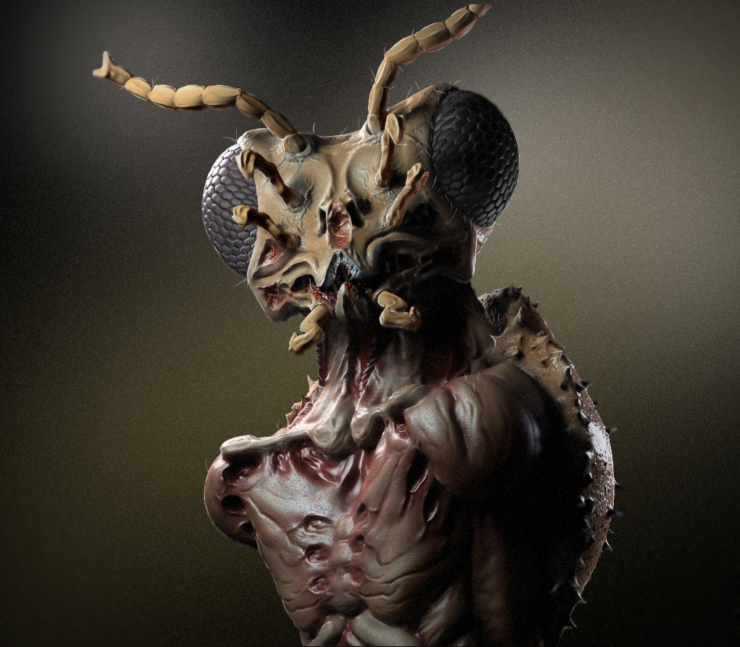 Creature pack №1 - My, Zbrush, Creatures, Longpost