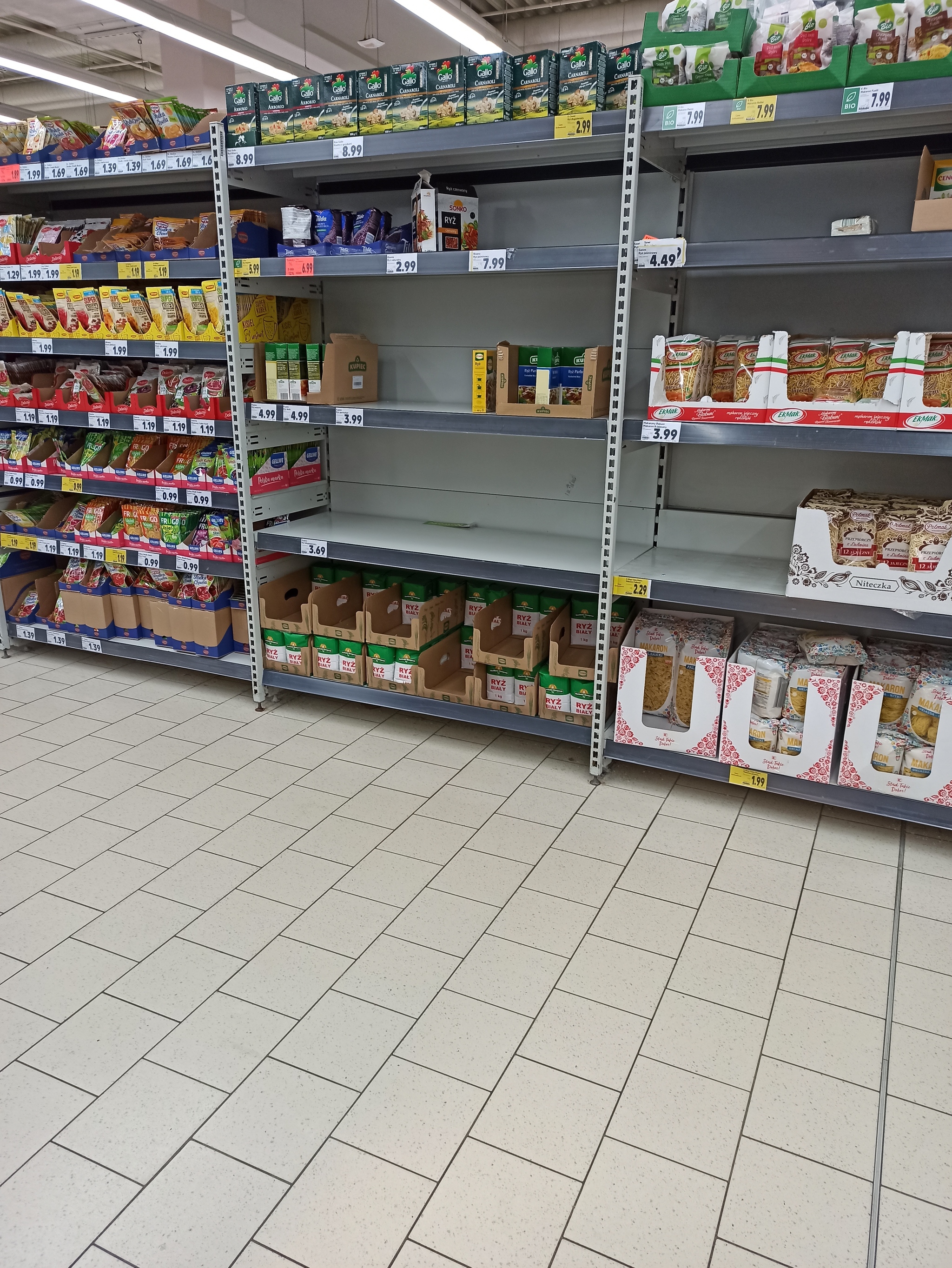 Супермаркет  Kaufland  в Польше - Моё, Коронавирус, Польша, Супермаркет, Длиннопост