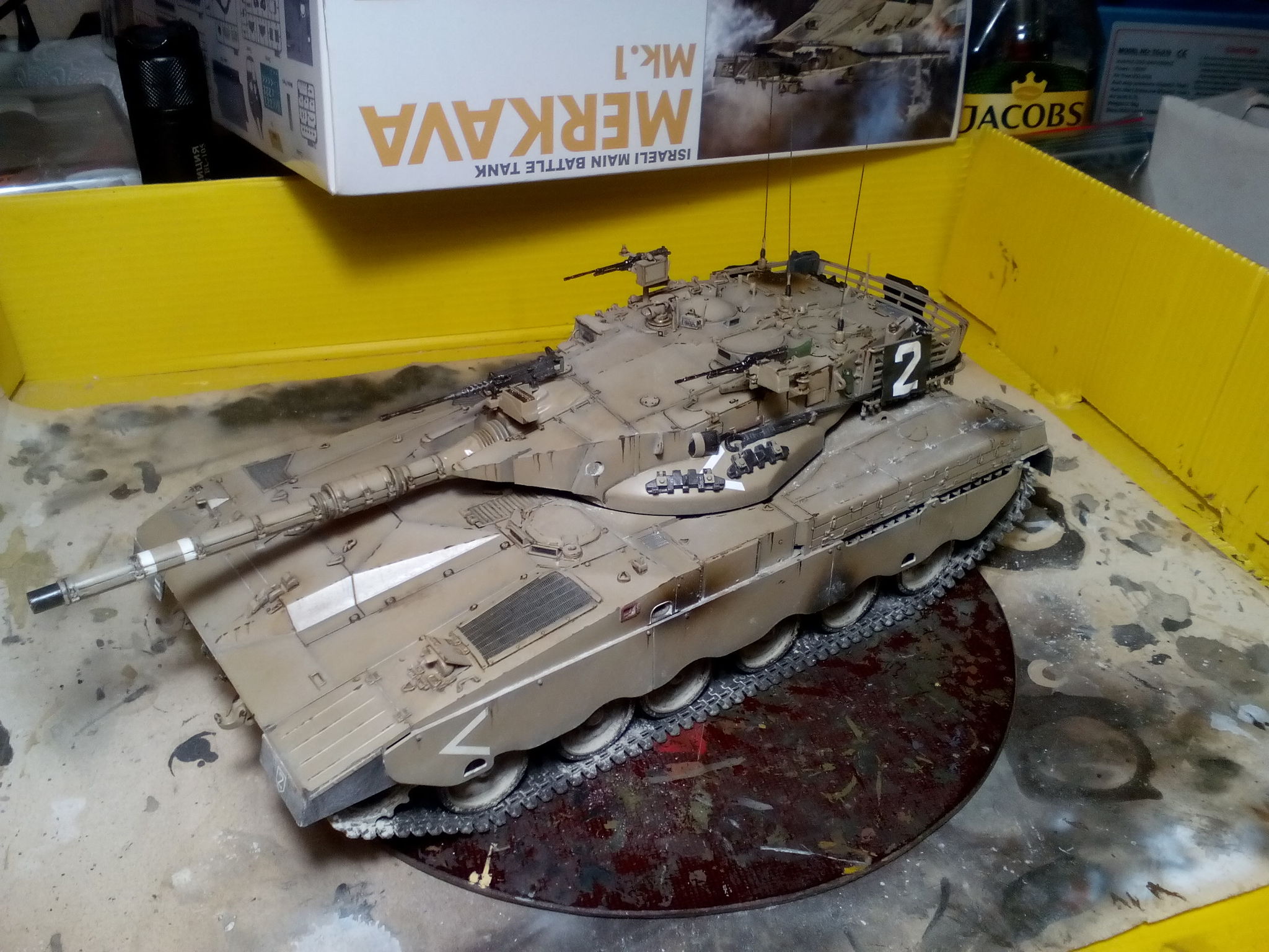 Merkava Mk.1, Takom, 1/35. Assembly Notes - My, Stand modeling, Prefabricated model, Assembly, Airbrushing, Tanks, MBT, Merkava, Merkava, Longpost