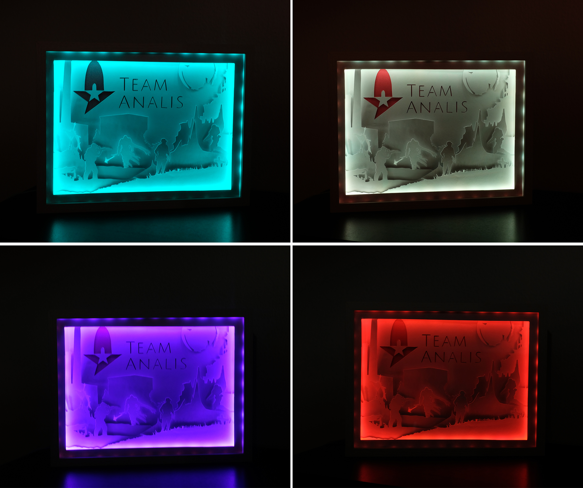 Gift for gamer | Lightbox - My, Lightbox, Needlework with process, Rukozhop, Longpost, Wolcen, Destiny 2, Escape From tarkov, Red dead redemption 2