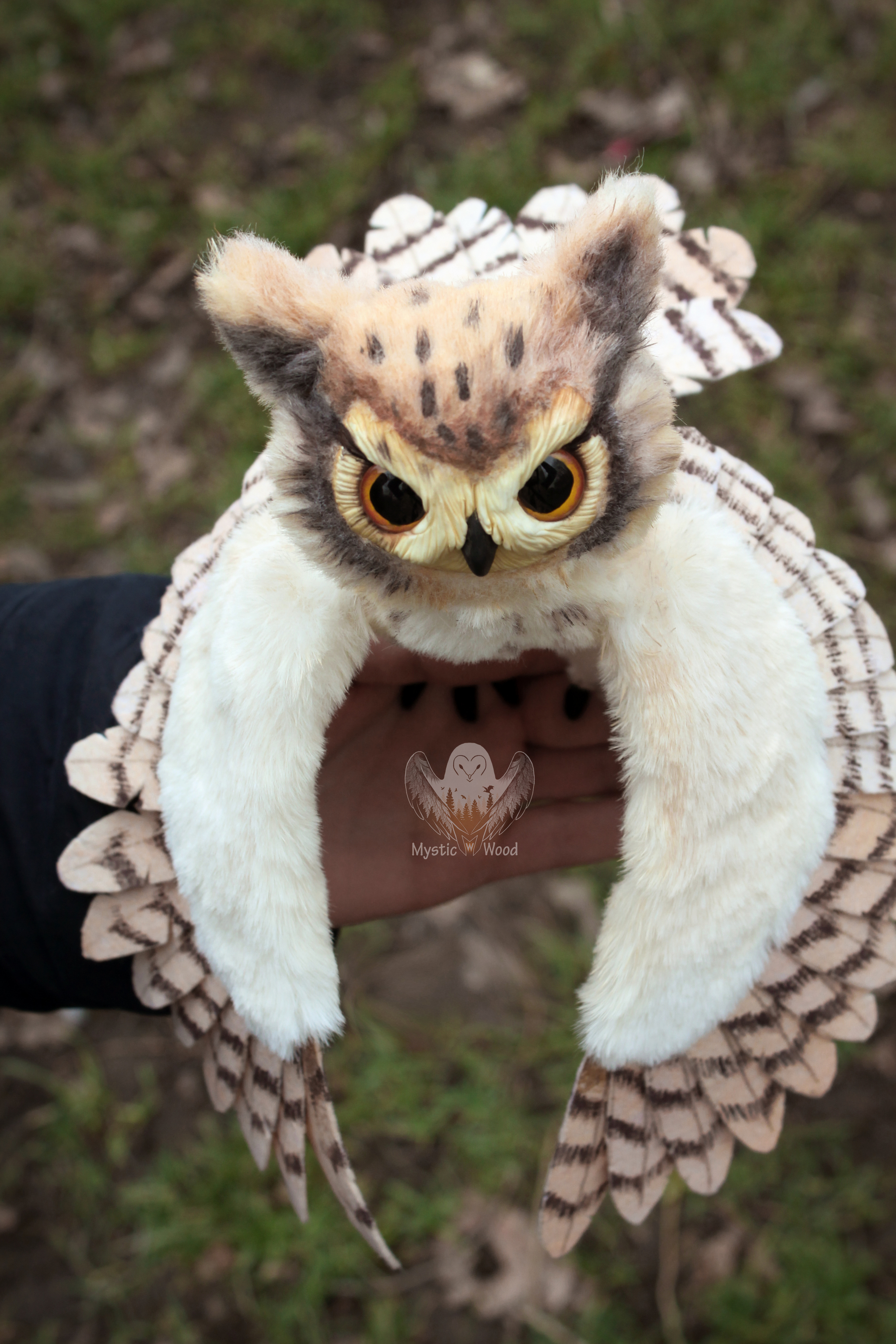 The owl flew in... and said: - My, Owl, Owl, Polymer clay, Handmade, Needlework without process, Longpost