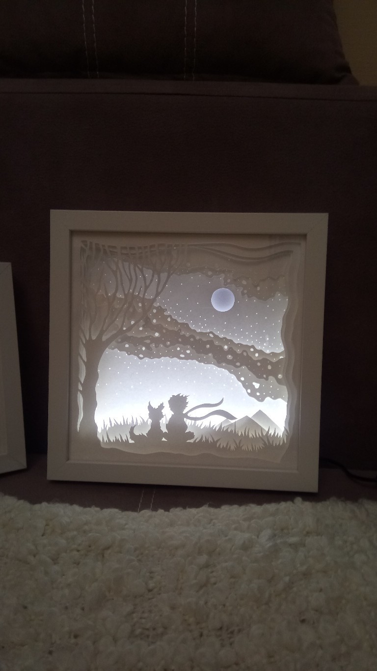 Lightboxes for those who are afraid of the dark. Part two - My, Lightbox, Needlework with process, Night light, Longpost, Guardians of the Galaxy, Edgar Allan Poe