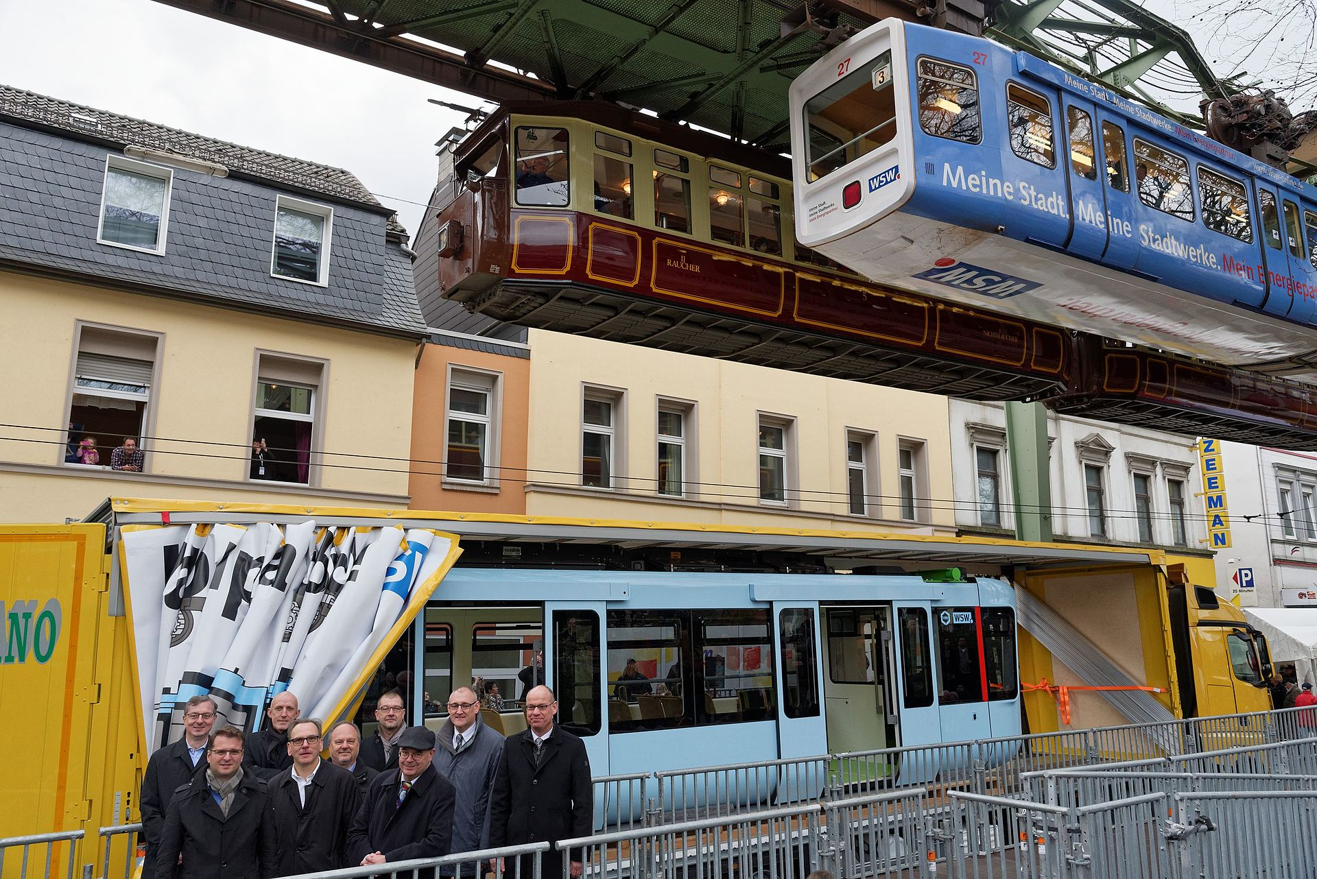 Dresden Cableway - Dresden, Germany, Suspended monorail, Funicular, Video, Longpost