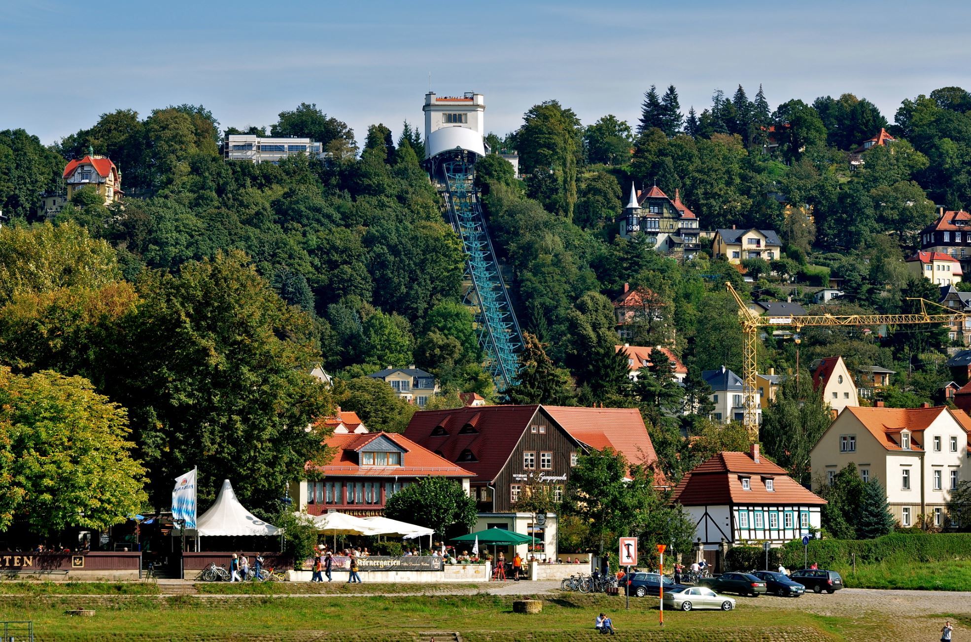 Dresden Cableway - Dresden, Germany, Suspended monorail, Funicular, Video, Longpost