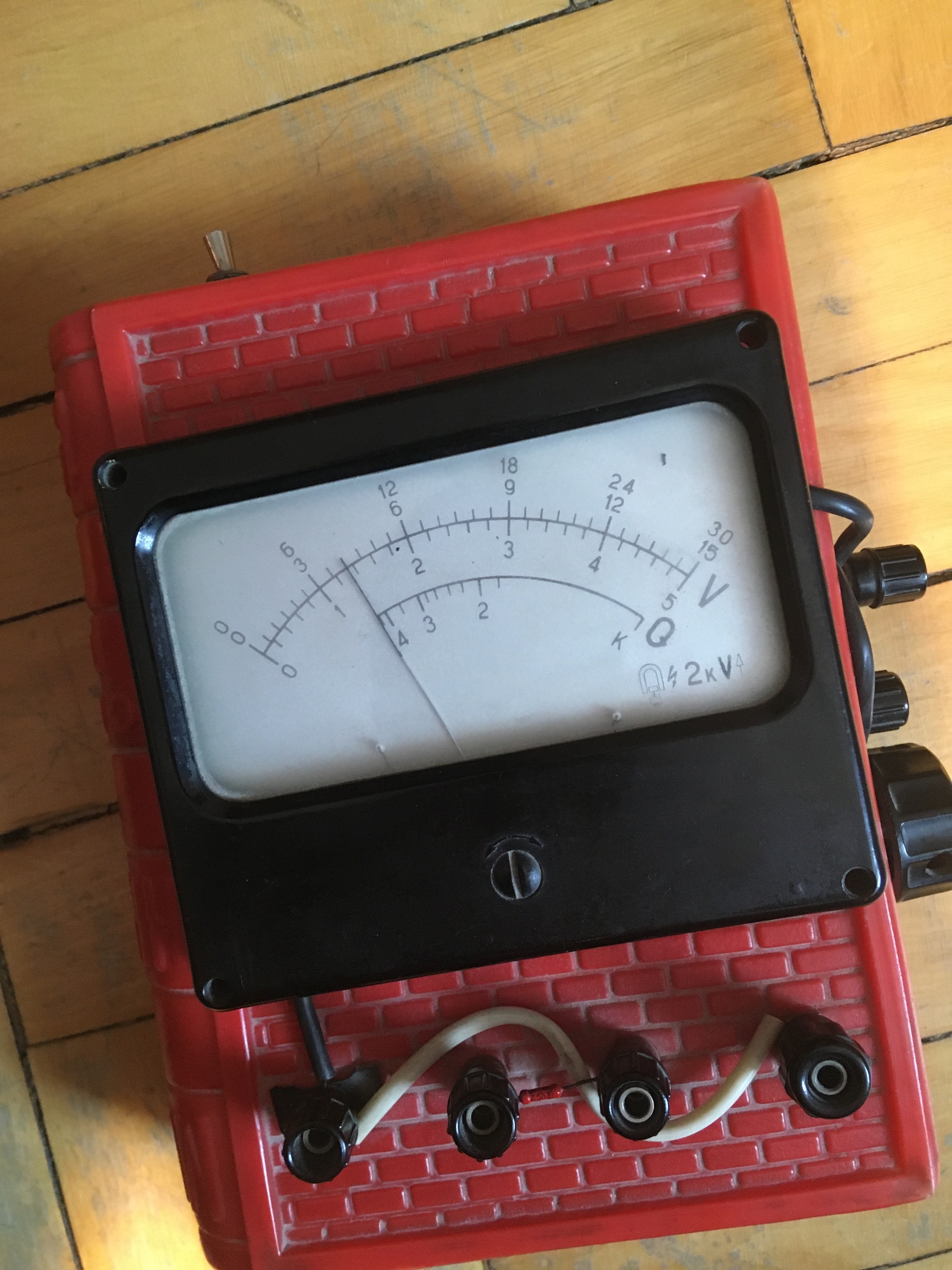 Strange homemade voltmeter - My, Radio amateurs, What's this?, Homemade, Longpost