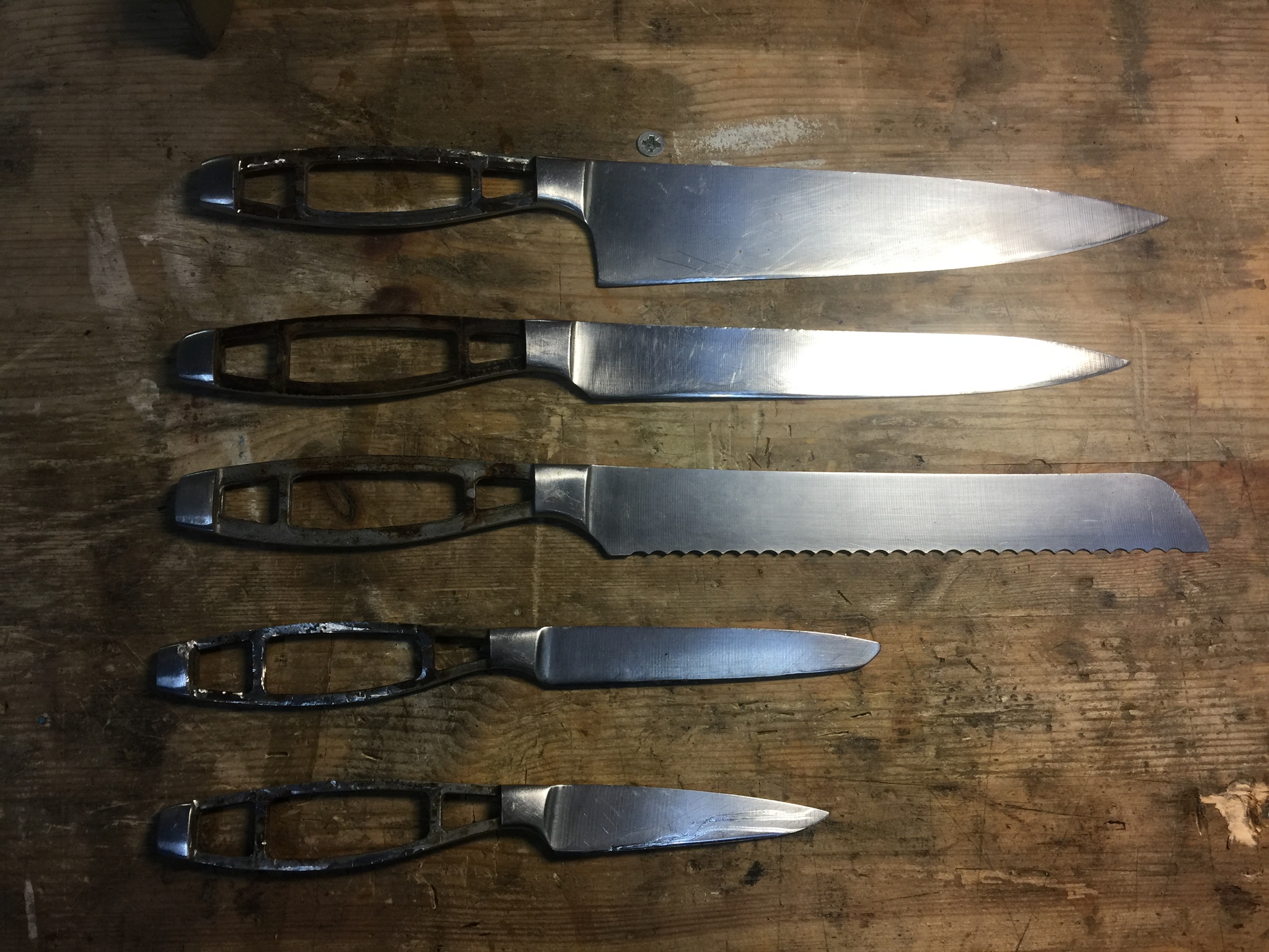 Knives 2.0 - My, Kitchen knives, Restoration, Video, Longpost