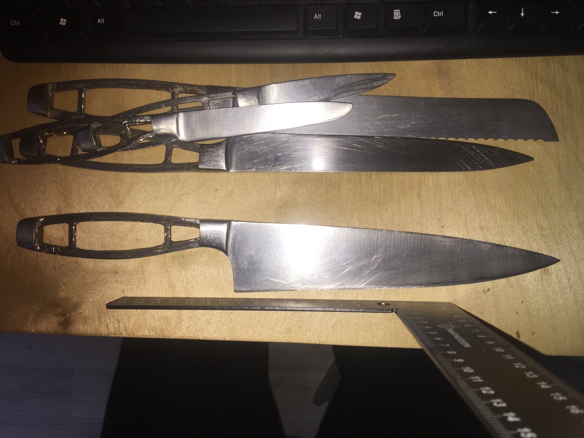 Knives 2.0 - My, Kitchen knives, Restoration, Video, Longpost