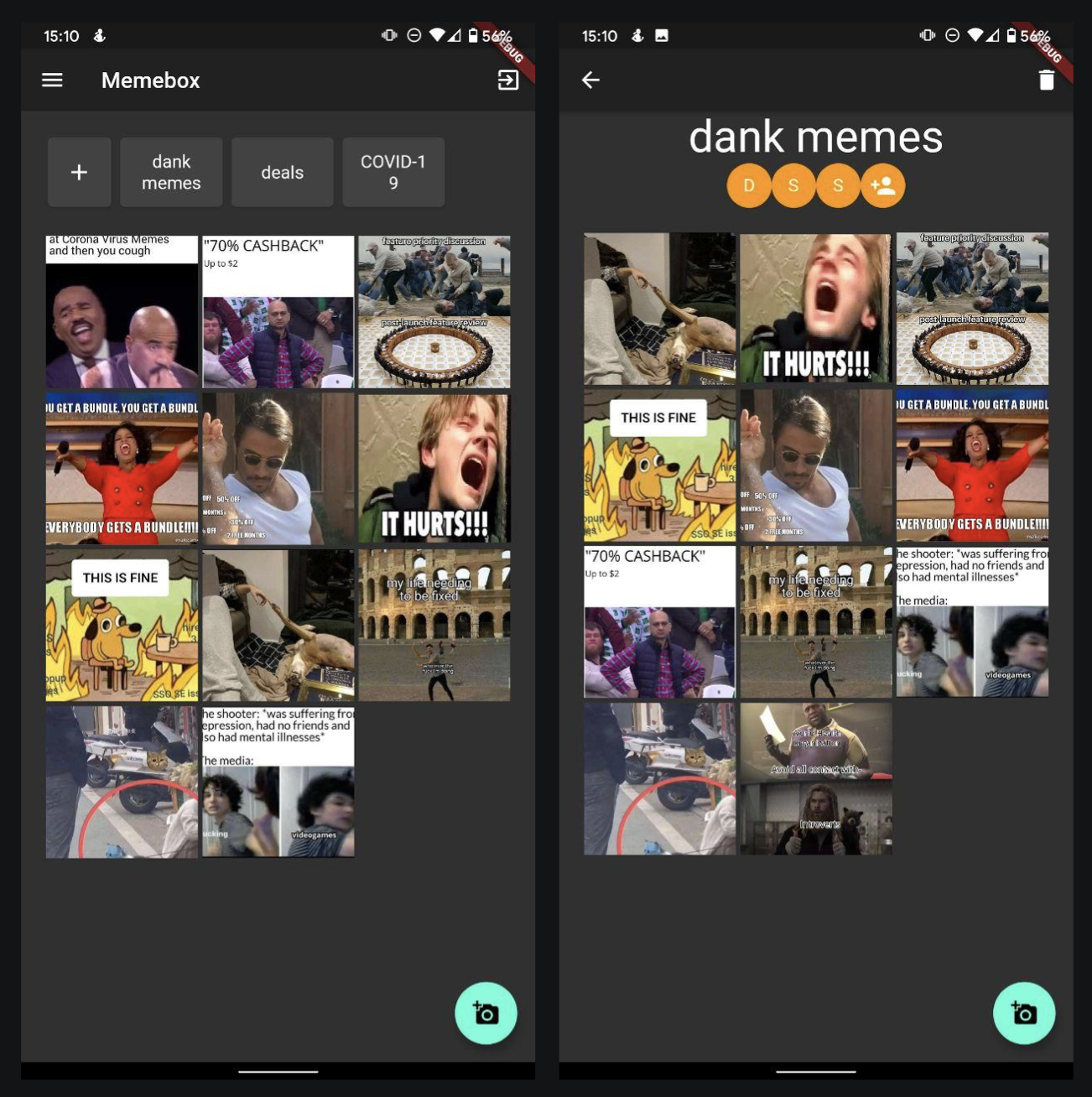 Android application - meme storage - My, Memes, Appendix, Dropbox