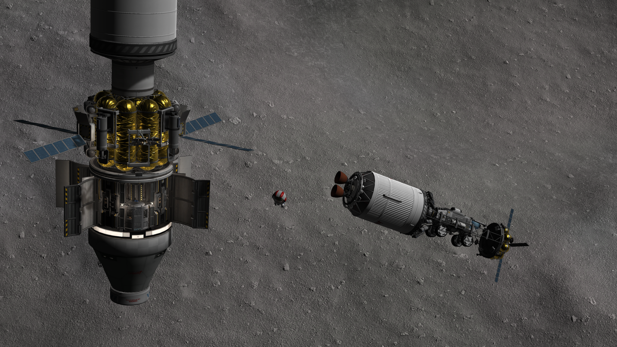 Kerbal Space Program, JNSQ career: first rover walk on Moon - My, Kerbal space program, Games, Space, Longpost