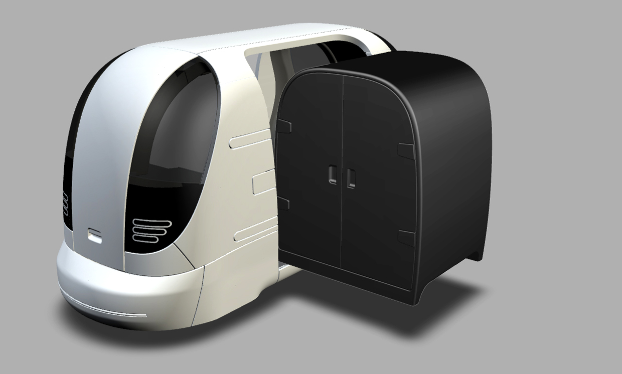 Heathrow driverless transport - London Heathrow, London, Great Britain, Unmanned vehicles, Industrial Design, Video, Longpost