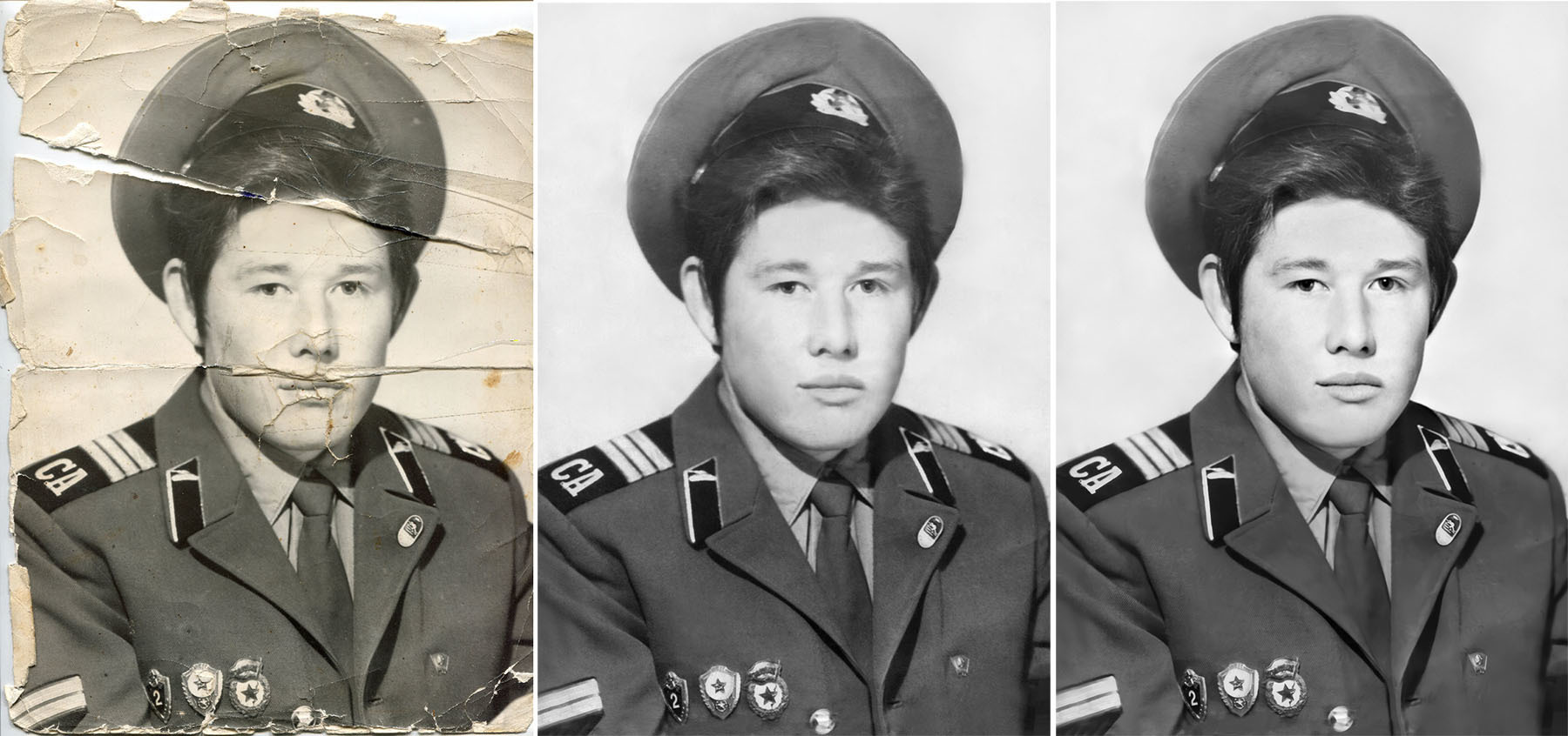 Neural networks and old photographs after a while... - My, Remini, Restoration, Longpost