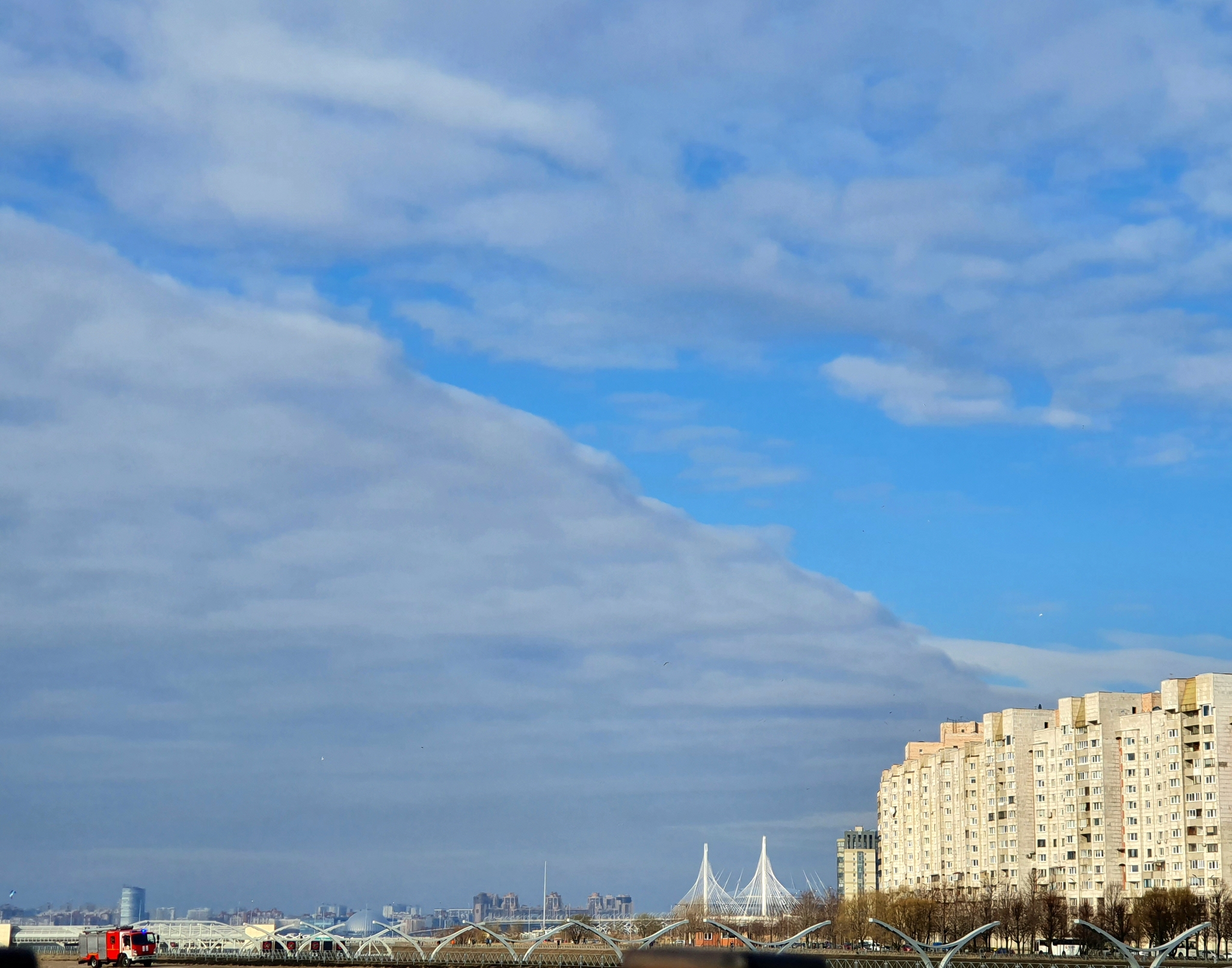 Please let it be just a cloud... - My, 2020, Saint Petersburg, Independence Day, Catastrophe