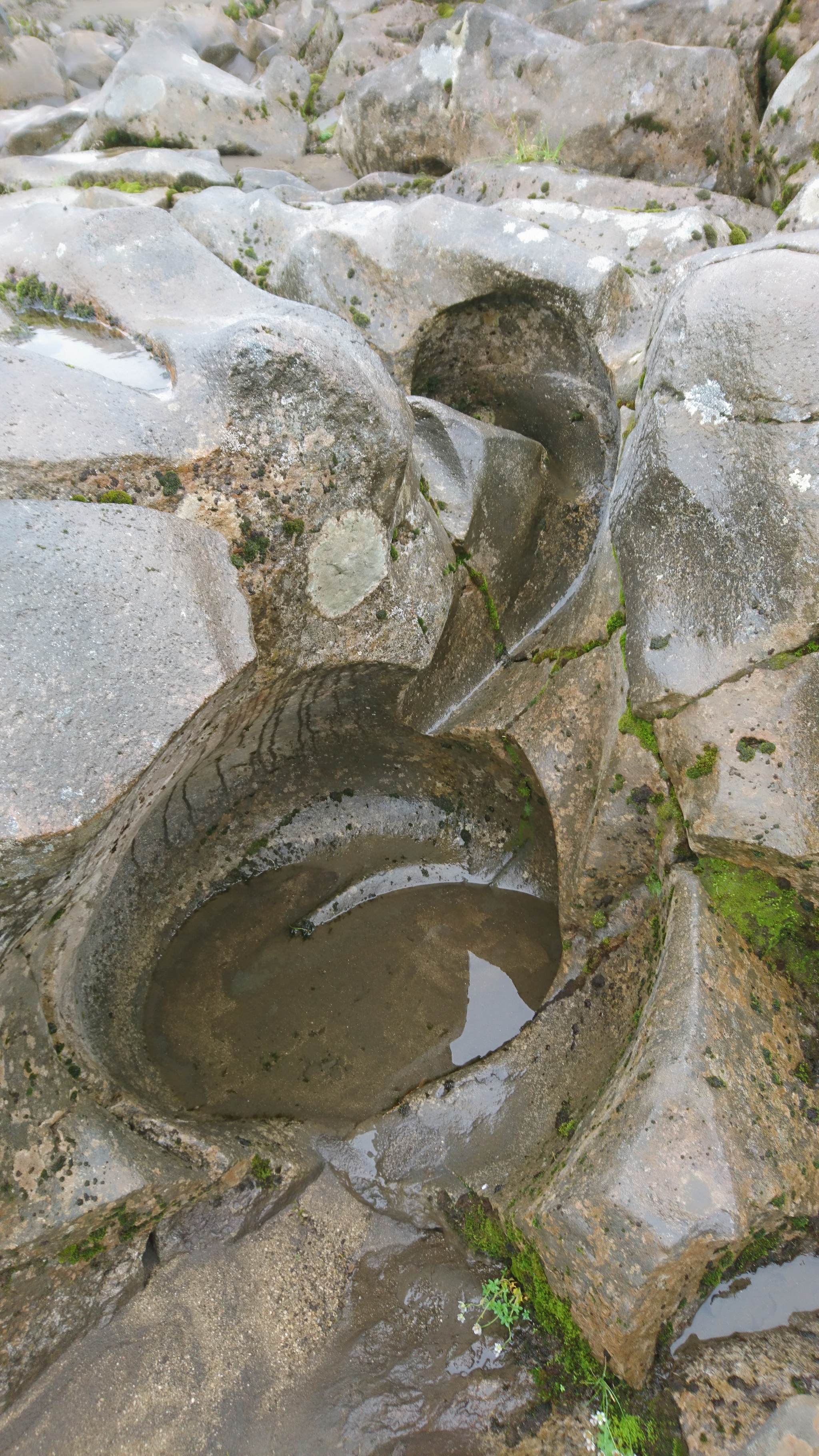 Water carves shapes in stones - My, Water, Kamchatka, Longpost, Mutnovsky Volcano