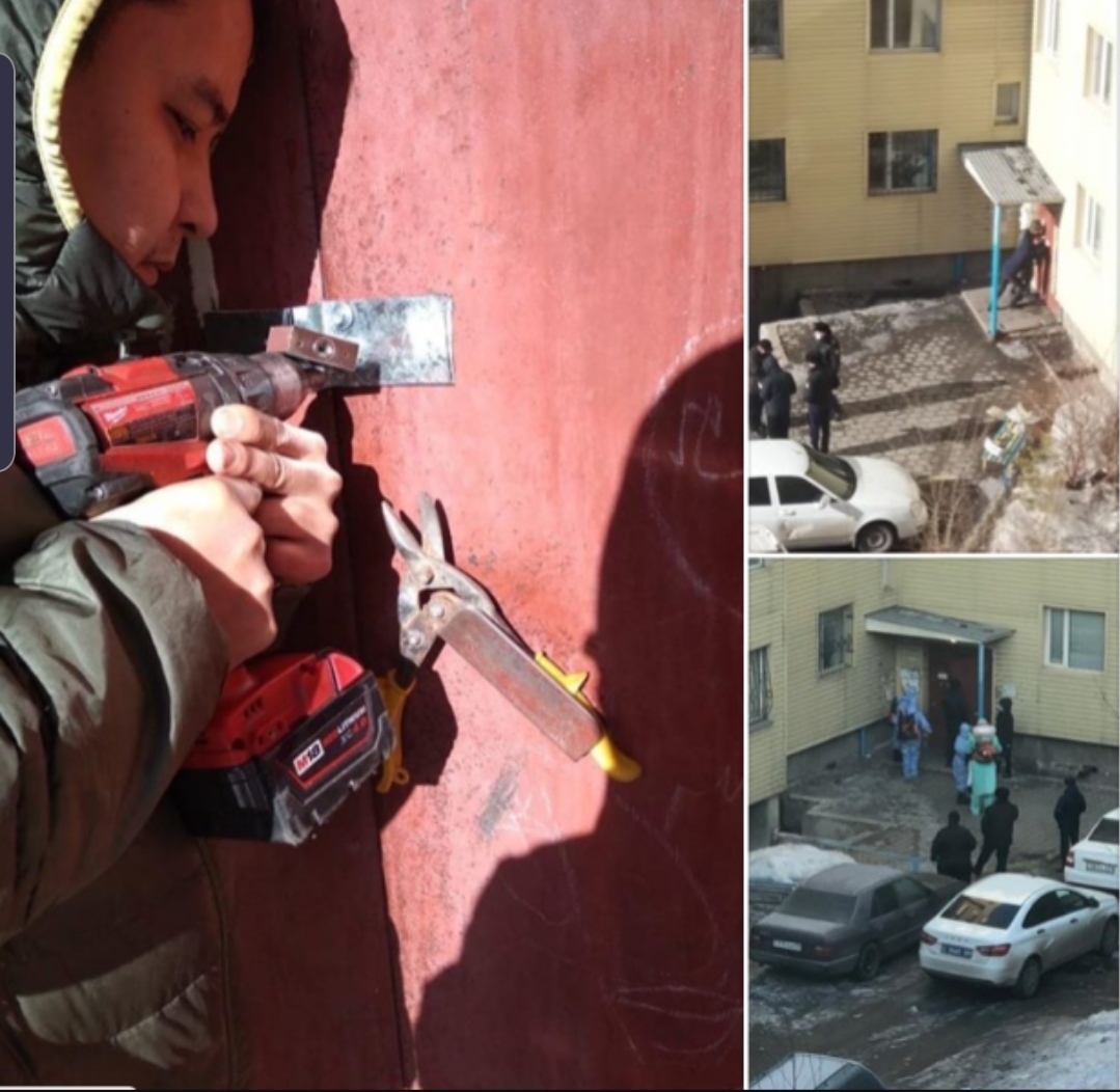 In Karaganda, authorities put a lock on the entrance of a quarantine house due to the registration of one case of suspected Covid-19 - Karaganda, Coronavirus, The suspects, Quarantine