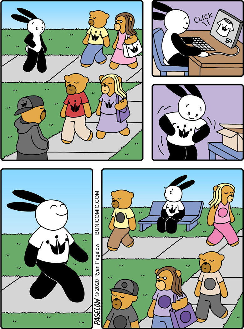 Fashionable bunny - Buni, Pagelow, Comics