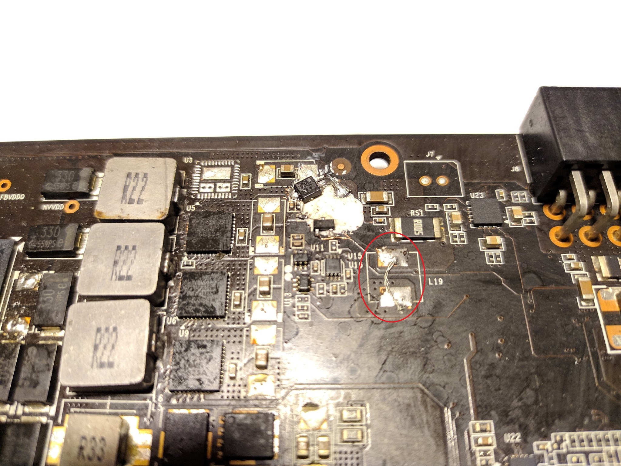 Palit GTX 980ti JetStream cuts out under light load - My, Video card, Repair, GTX, Longpost