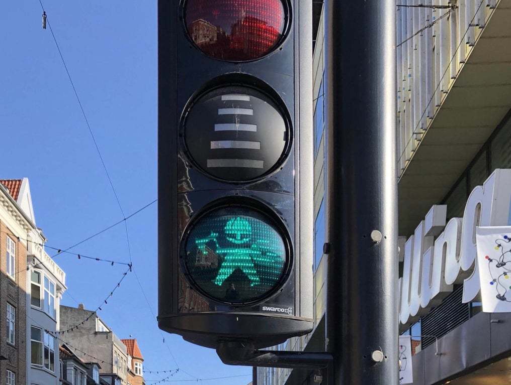 Some traffic lights in Denmark have little Vikings on them. - Traffic lights, Викинги, Reddit, Denmark