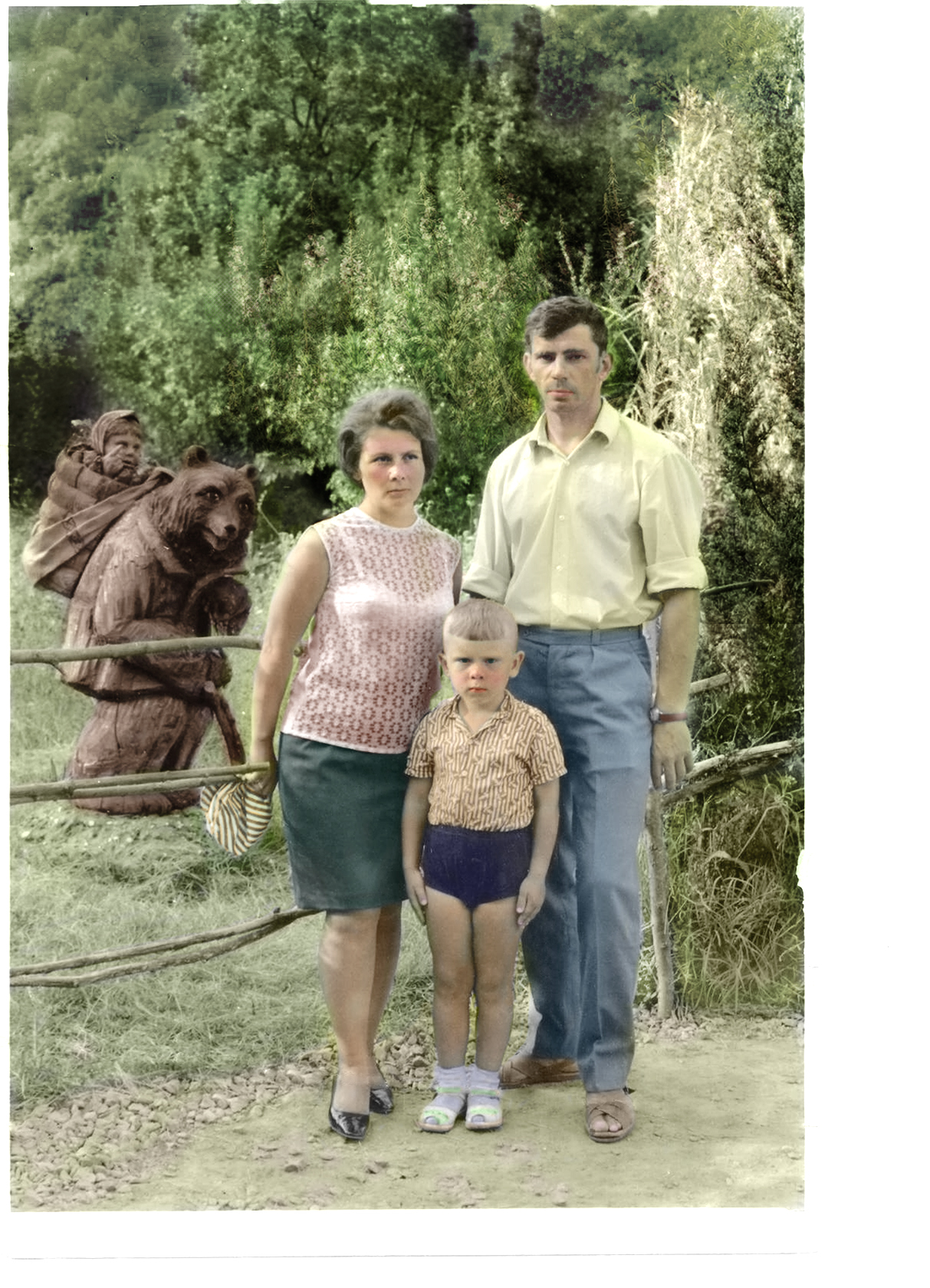 Soviet photo. Colorization - Photoshop, Colorization, Old photo, Longpost