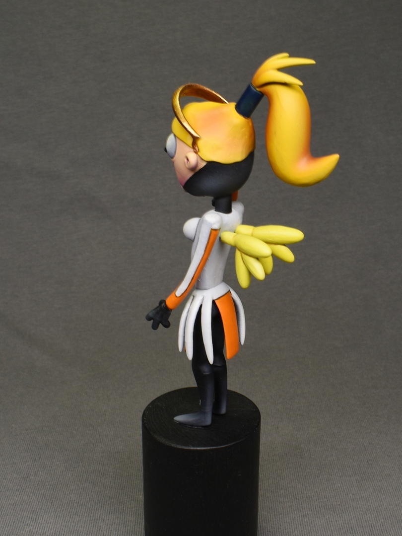 Mercy figurine from the OVERWHAT video - My, Arhybes, Mercy, Overwatch, Figurines, 3D печать, Longpost