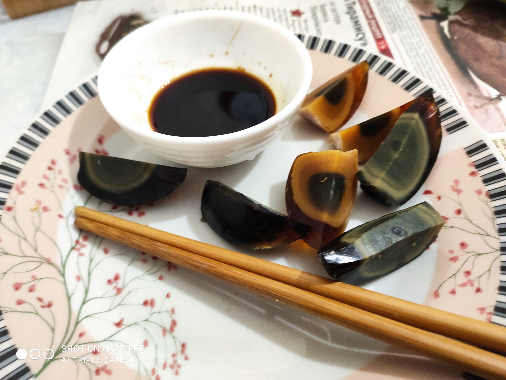 Century Eggs + 1 year - My, Food, Bravery and stupidity, Chinese cuisine, Eggs, Longpost, centennial eggs