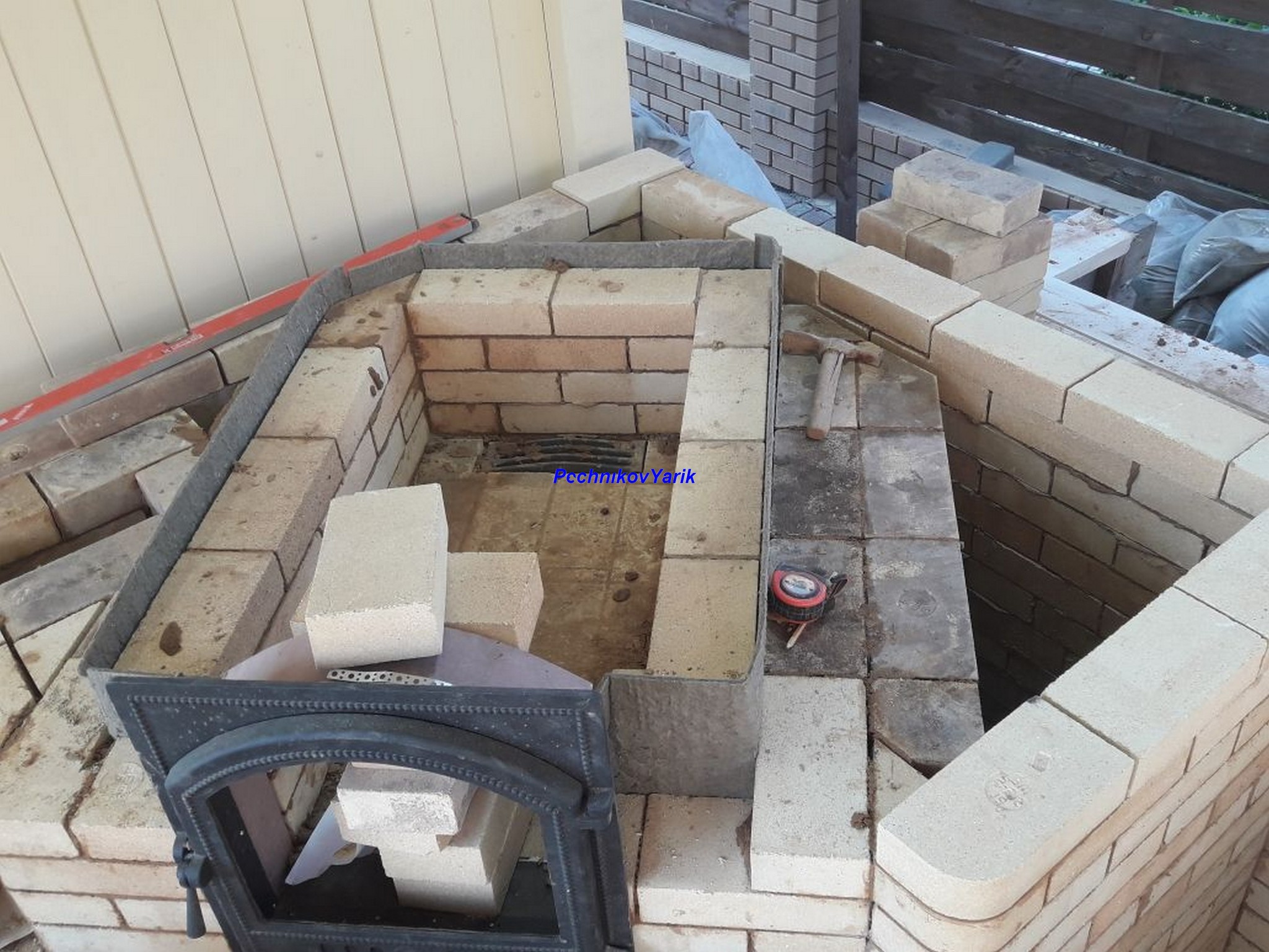 Oven, tandoor, two machines - My, B-B-Q, Brickwork, Design, With your own hands, Longpost, Video