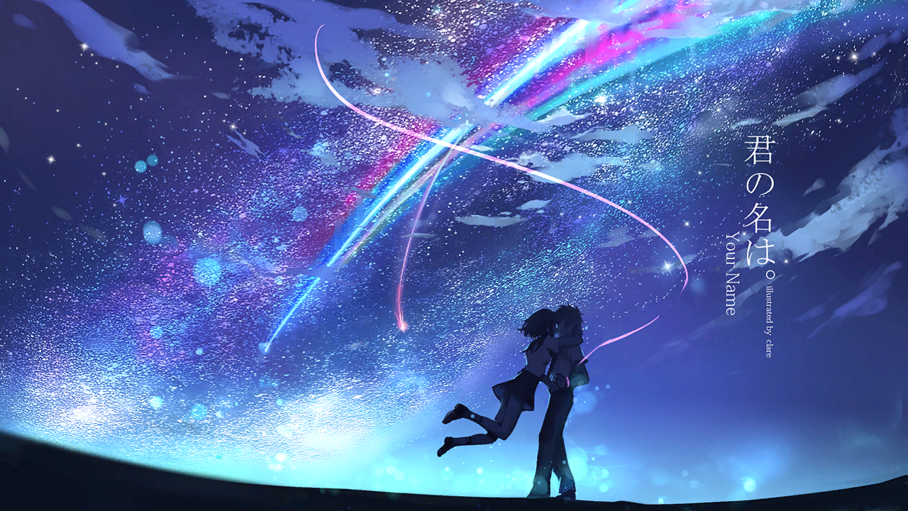 Kiss - Kimi no na wa, Tachibana taki, Miyamizu mitsuha, Anime art, Anime, Art