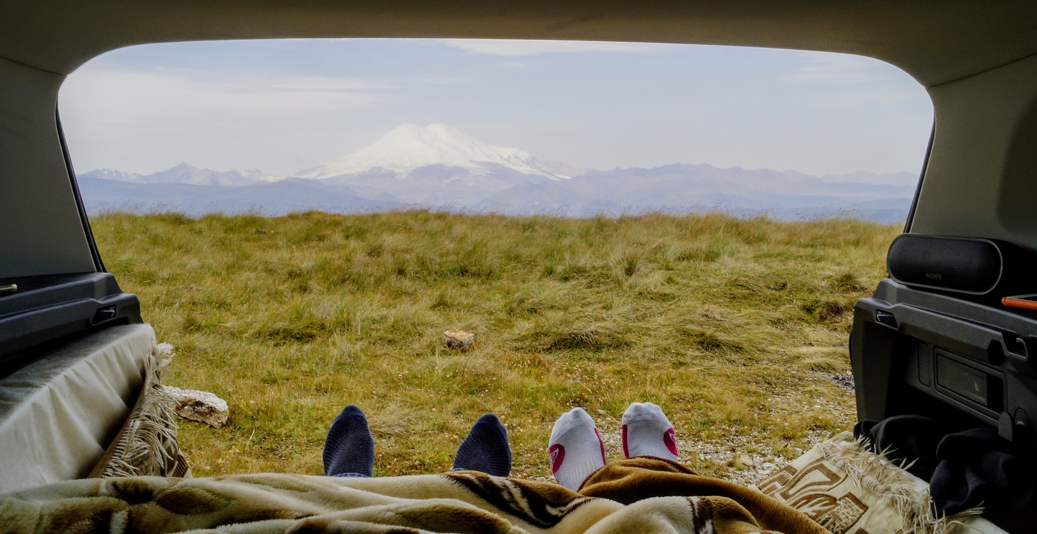 Bermamyt Plateau and Kanzhol Plateau 2019 - My, Caucasus, Travel across Russia, Travels, The mountains, Tourism, Road trip, Photo on sneaker, Karachay-Cherkessia, Longpost