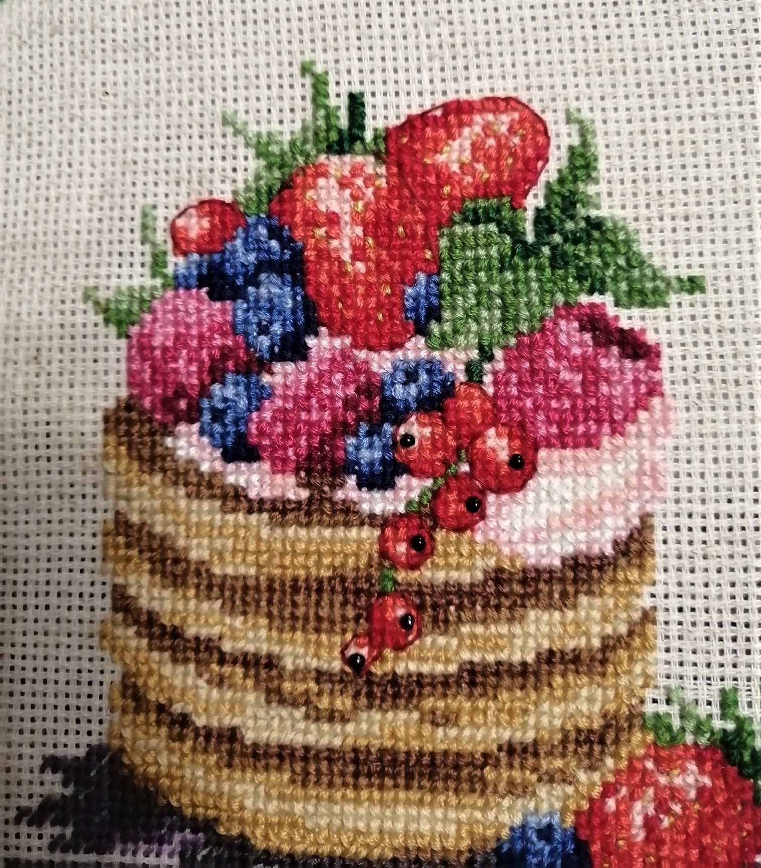 Sweets that don't make you fat - My, Food, Needlework with process, Pancake, Presents, Longpost