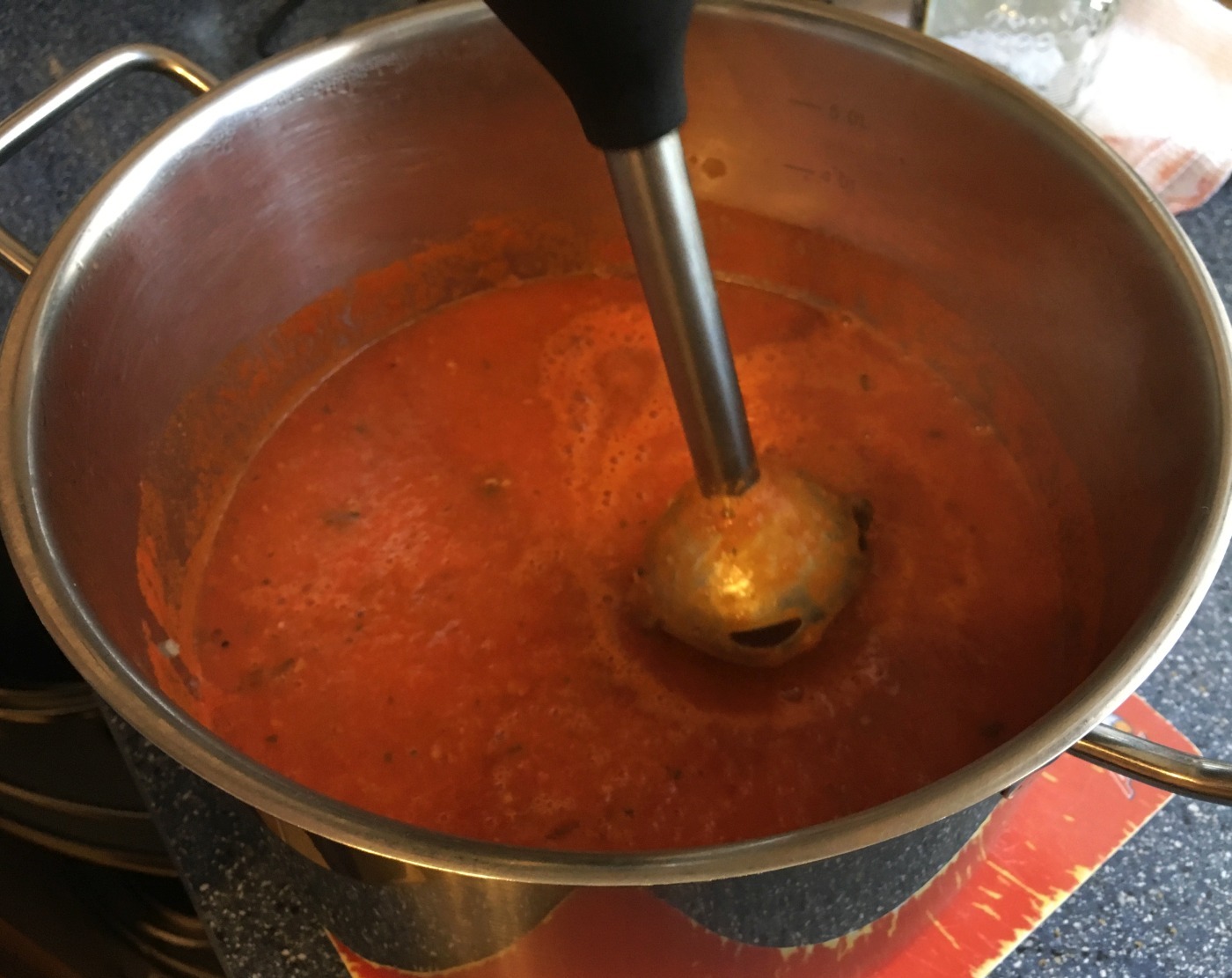 Tomato soup /// Cooking - My, Tomato soup, Recipe, Longpost