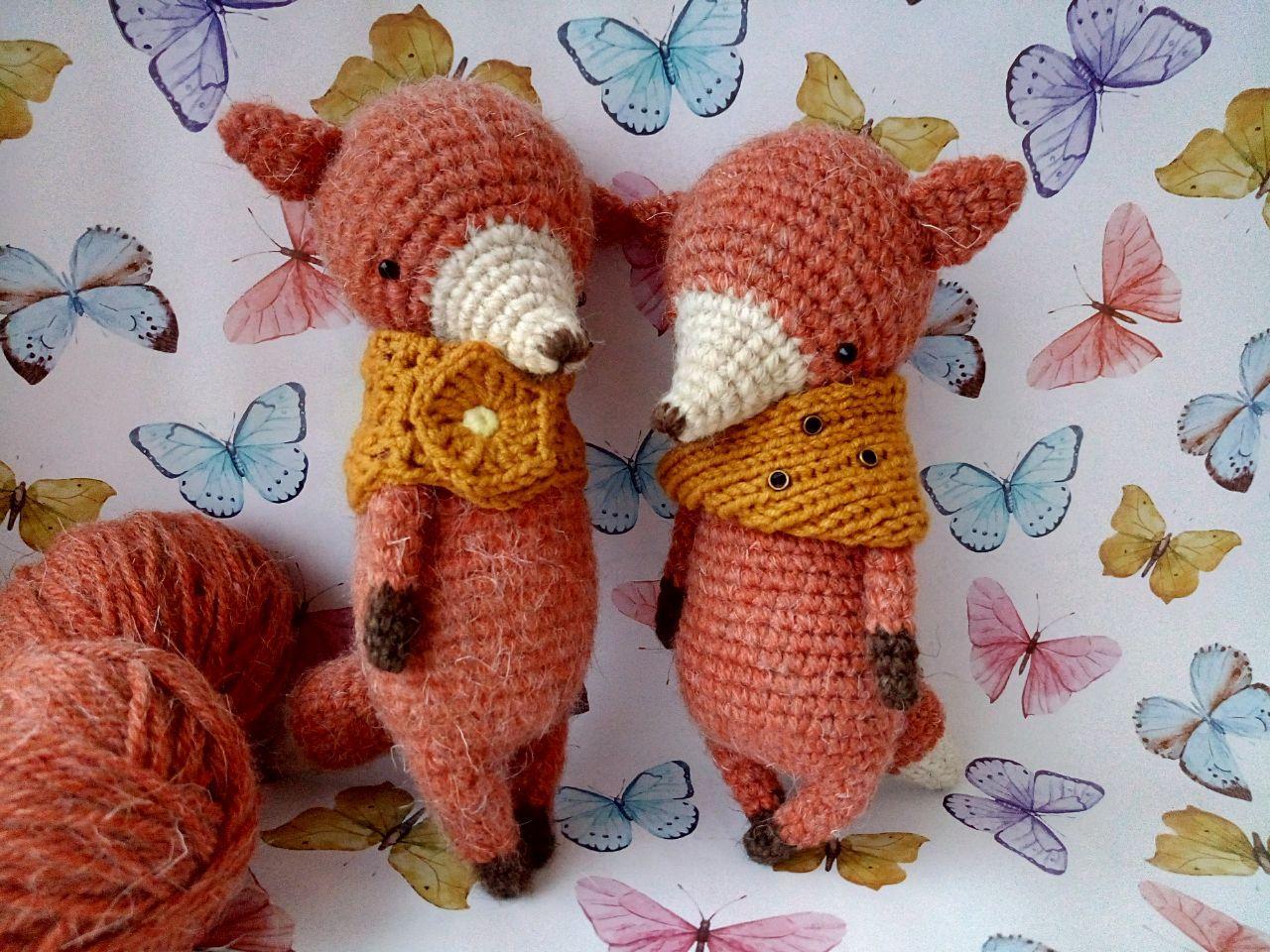 Fox sisters - My, Amigurumi, Toys, Handmade, Saratov, Crochet, Self-isolation