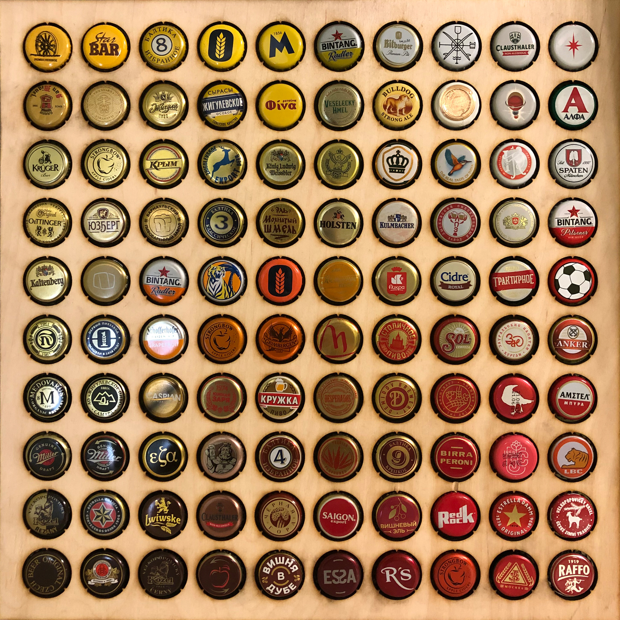 Collection of beer caps - My, Collection, Lids, Traffic jams, Longpost