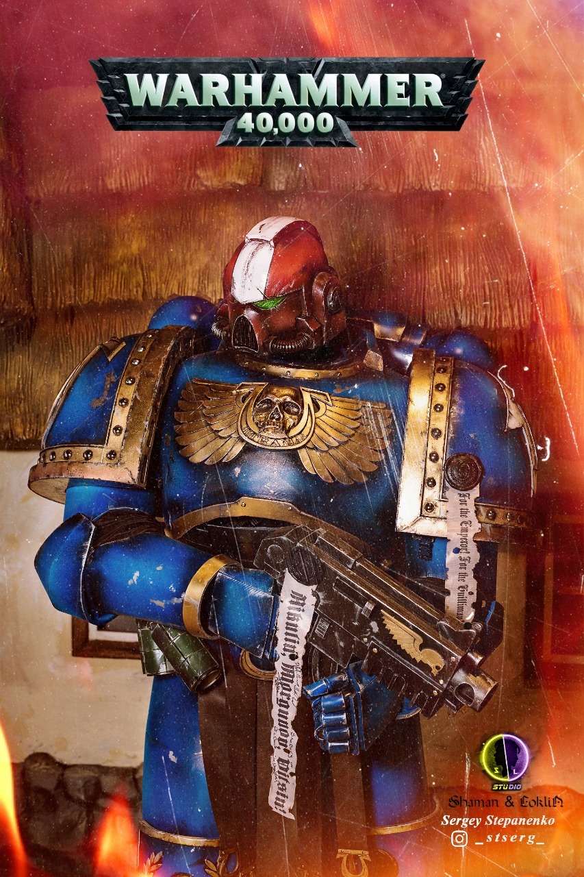 Space Marine of the Ultramarines Chapter. Part 2 - My, Warhammer, Warhammer 40k, Cosplay, With your own hands, Workshop, Needlework with process, Computer games, Longpost