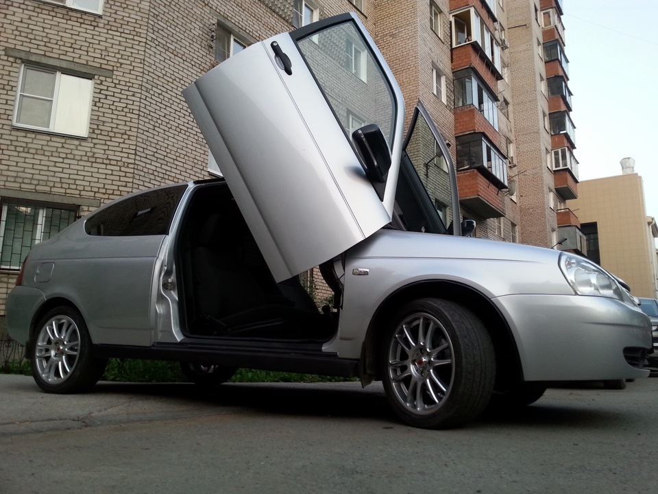 Lambo doors on Priora - Tuning, Auto, Priora, Longpost