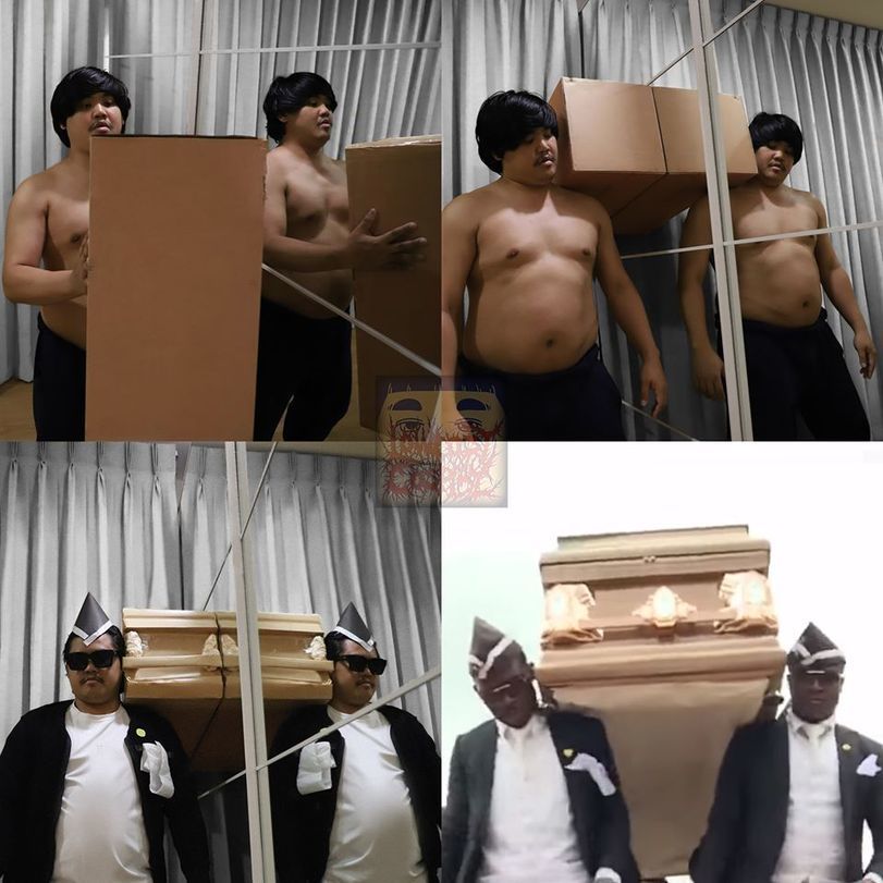 Dancing Pallbearers - Косплей, Lowcost cosplay, Танцующие гробовщики