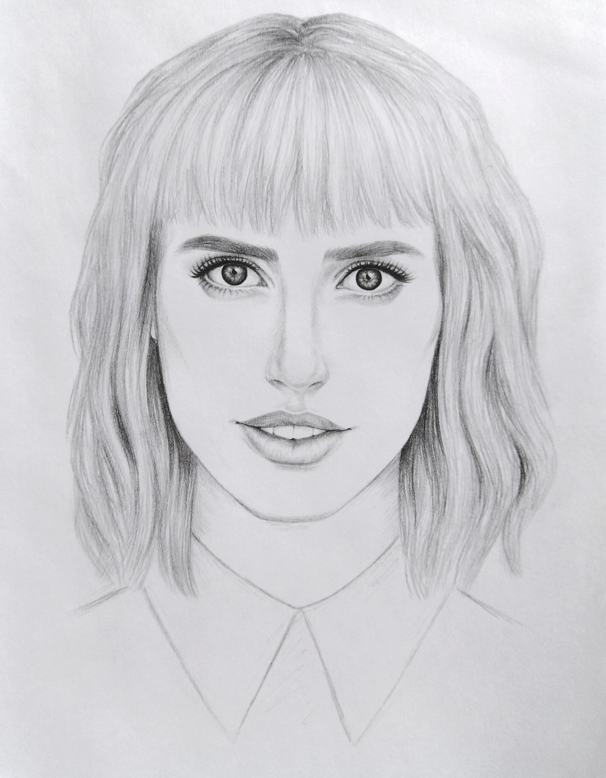 LEA - My, Drawing, Pencil drawing, Lea