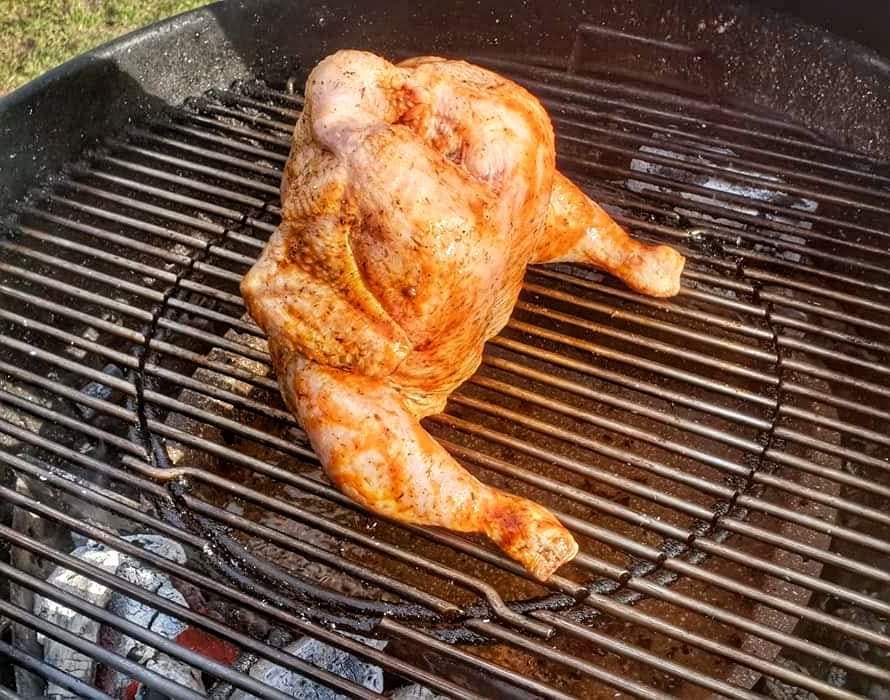 Quick BBQ chicken in 2 hours - My, BBQ, Cooking, Men's cooking, Meat, Weber, Grilled chicken, Longpost