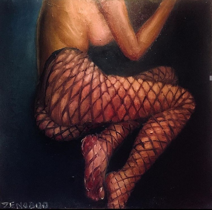 My Nudes 18+ Oil on Canvas - NSFW, My, Erotic, Hand-drawn erotica, Oil painting, Artist, Art, Fan art, Art, Painting, Longpost