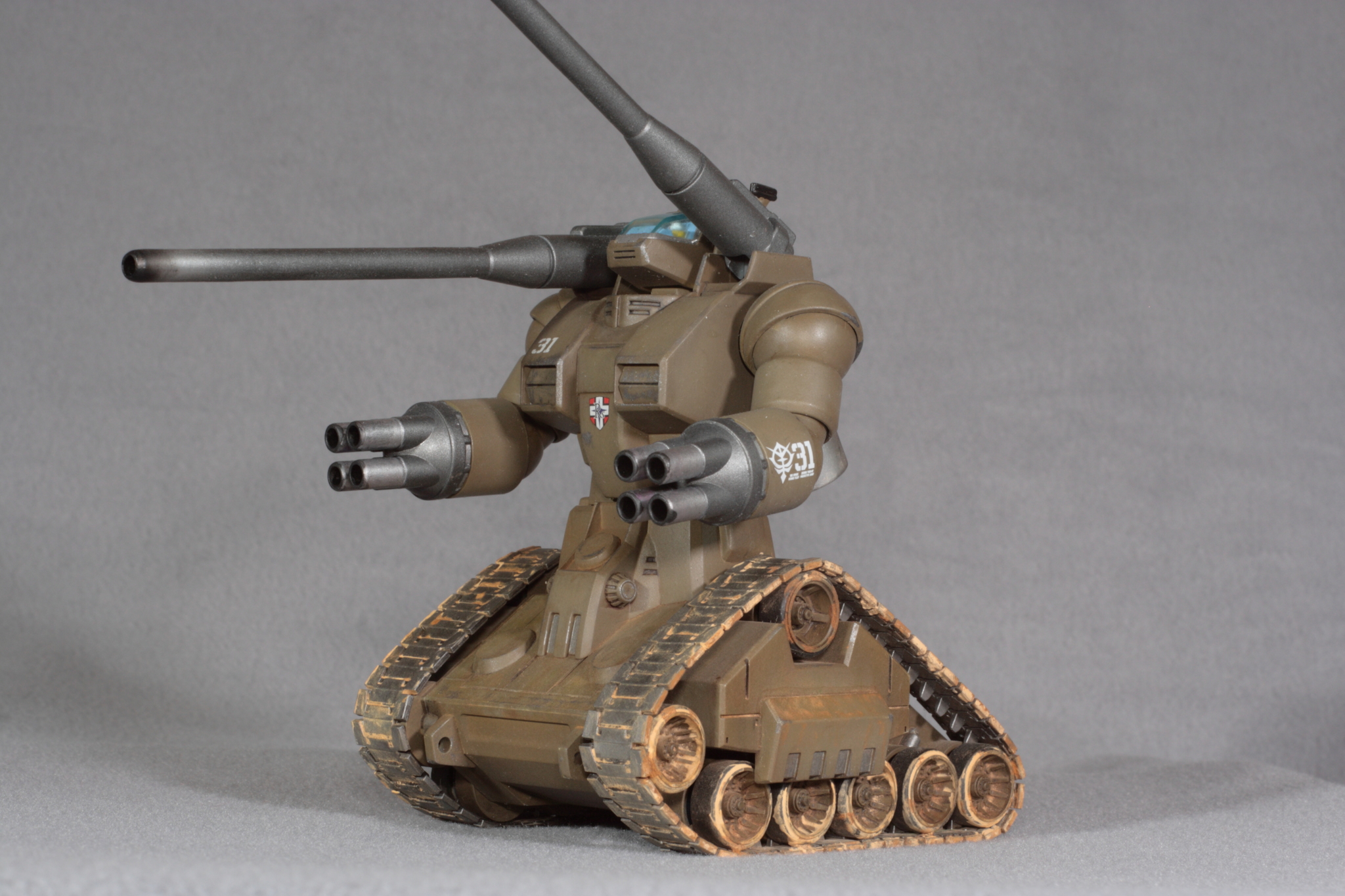 RX-75-4 Guntank 1/144 - My, Anime, Gundam, Modeling, Gunpla, Models, Longpost