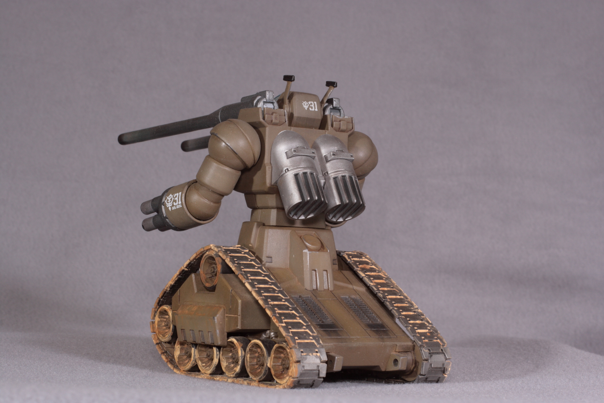 RX-75-4 Guntank 1/144 - My, Anime, Gundam, Modeling, Gunpla, Models, Longpost