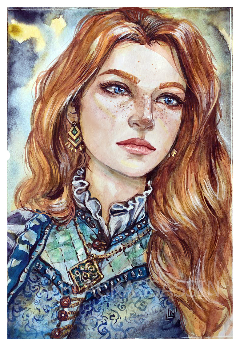 Triss from the Books by BlackAssassiN999 - Witcher, Andrzej Sapkowski, Triss Merigold, Art, Blackassassin999