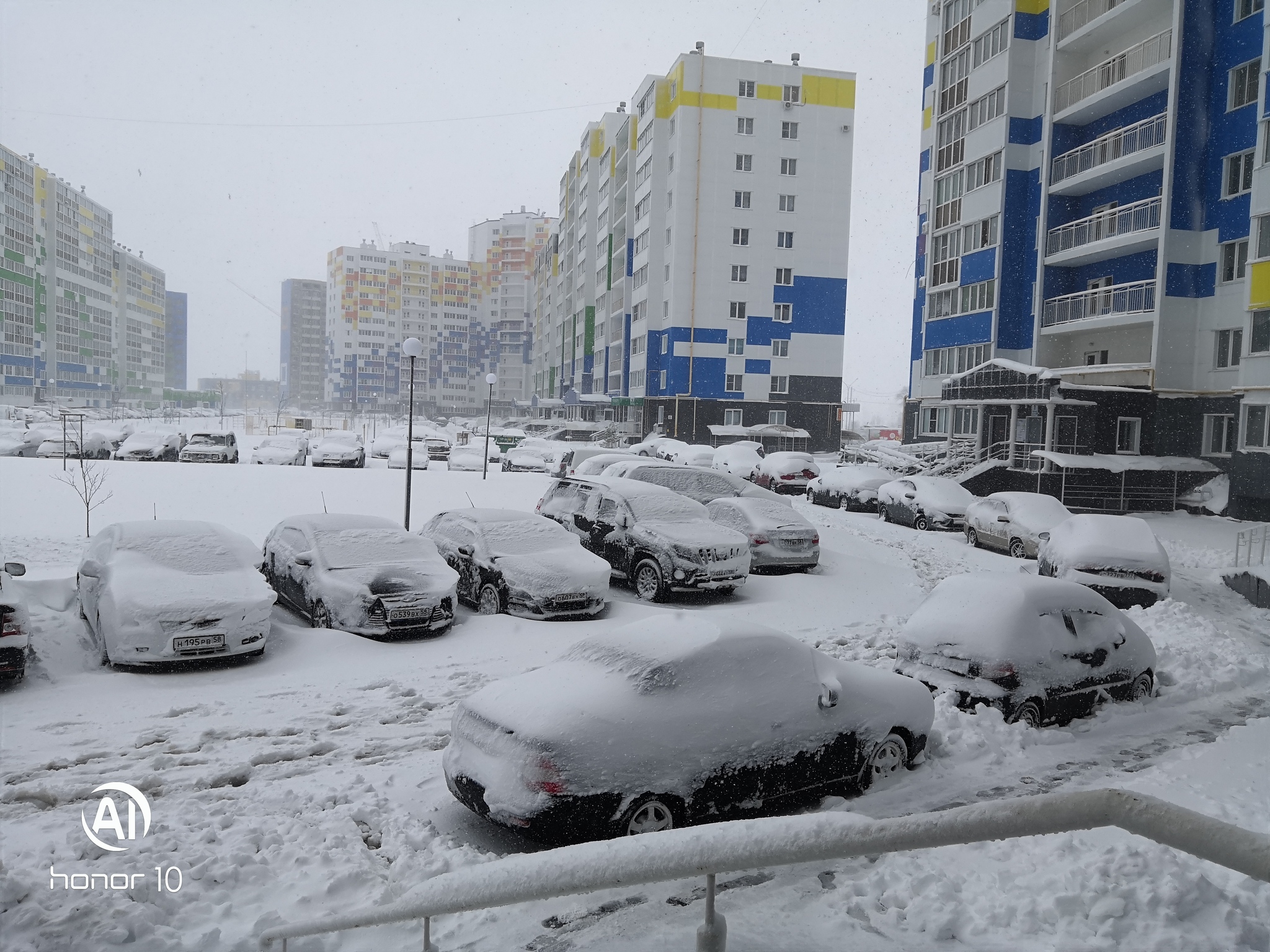 12th of April. G. Penza - My, Spring, April, Longpost, Penza, Snow